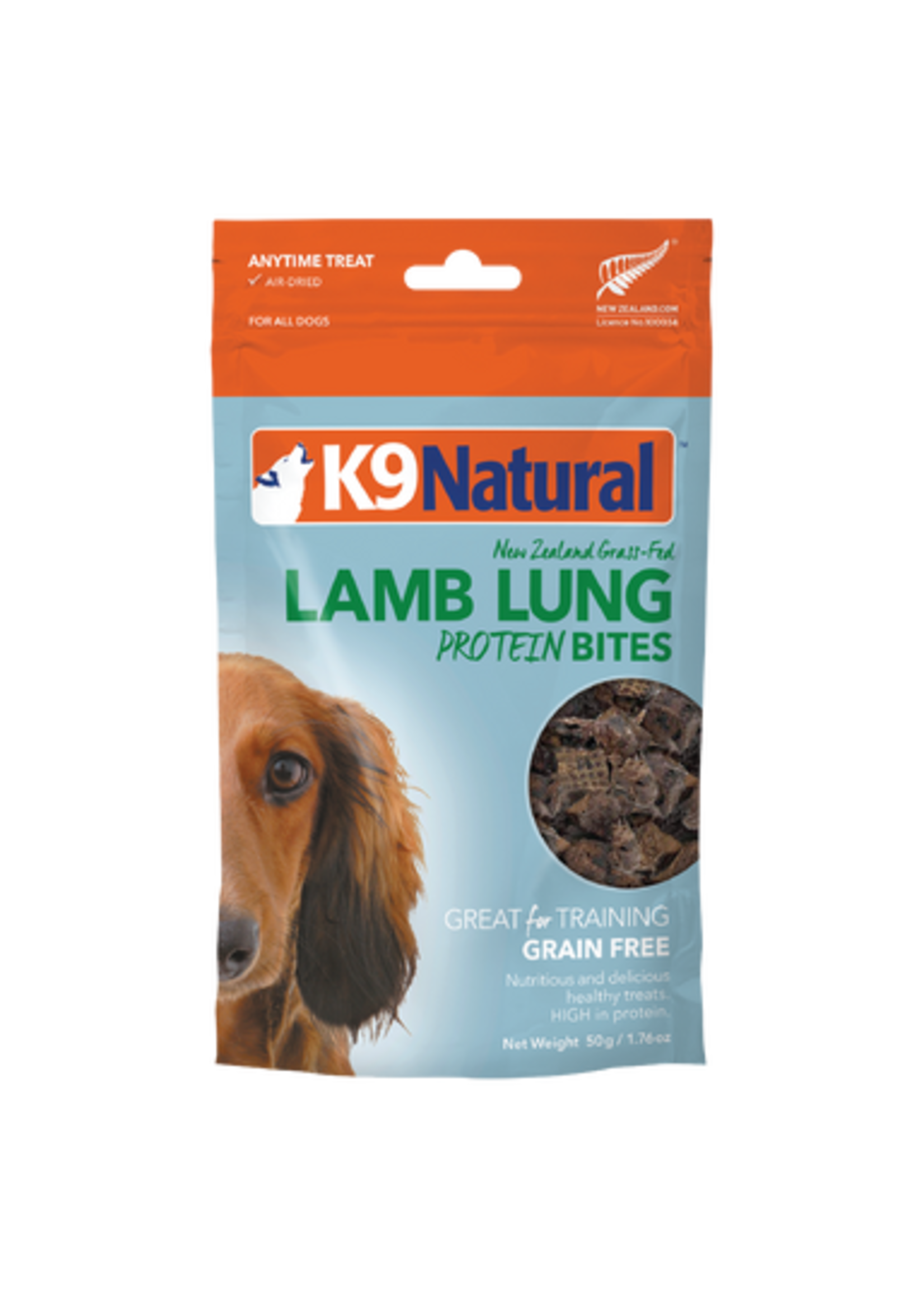 K9 Natural K9 Natural Lamb Lung Protein Bites 50g