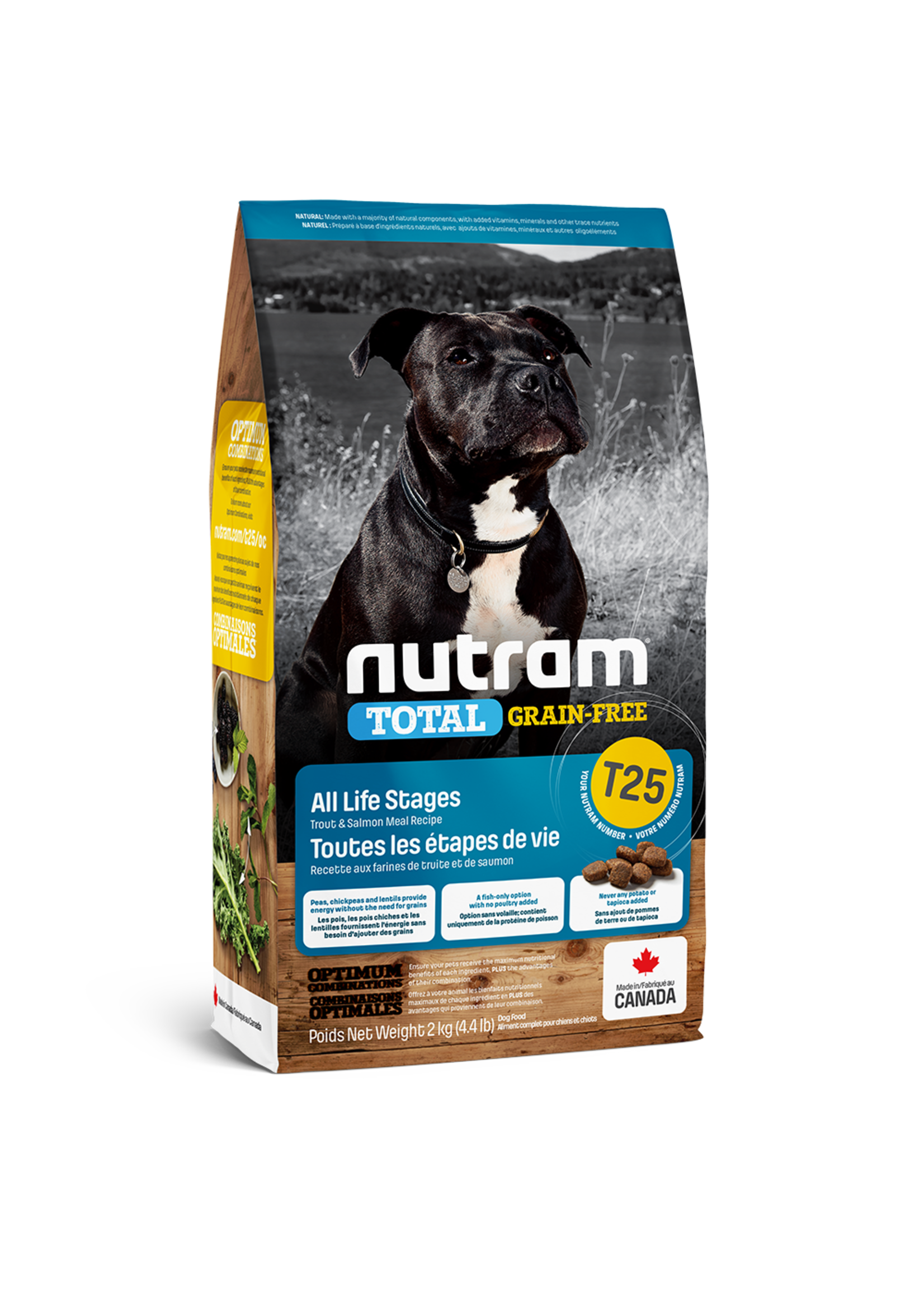 Nutram Nutram 3.0 Total Grain Free Dog T25 Trout & Salmon