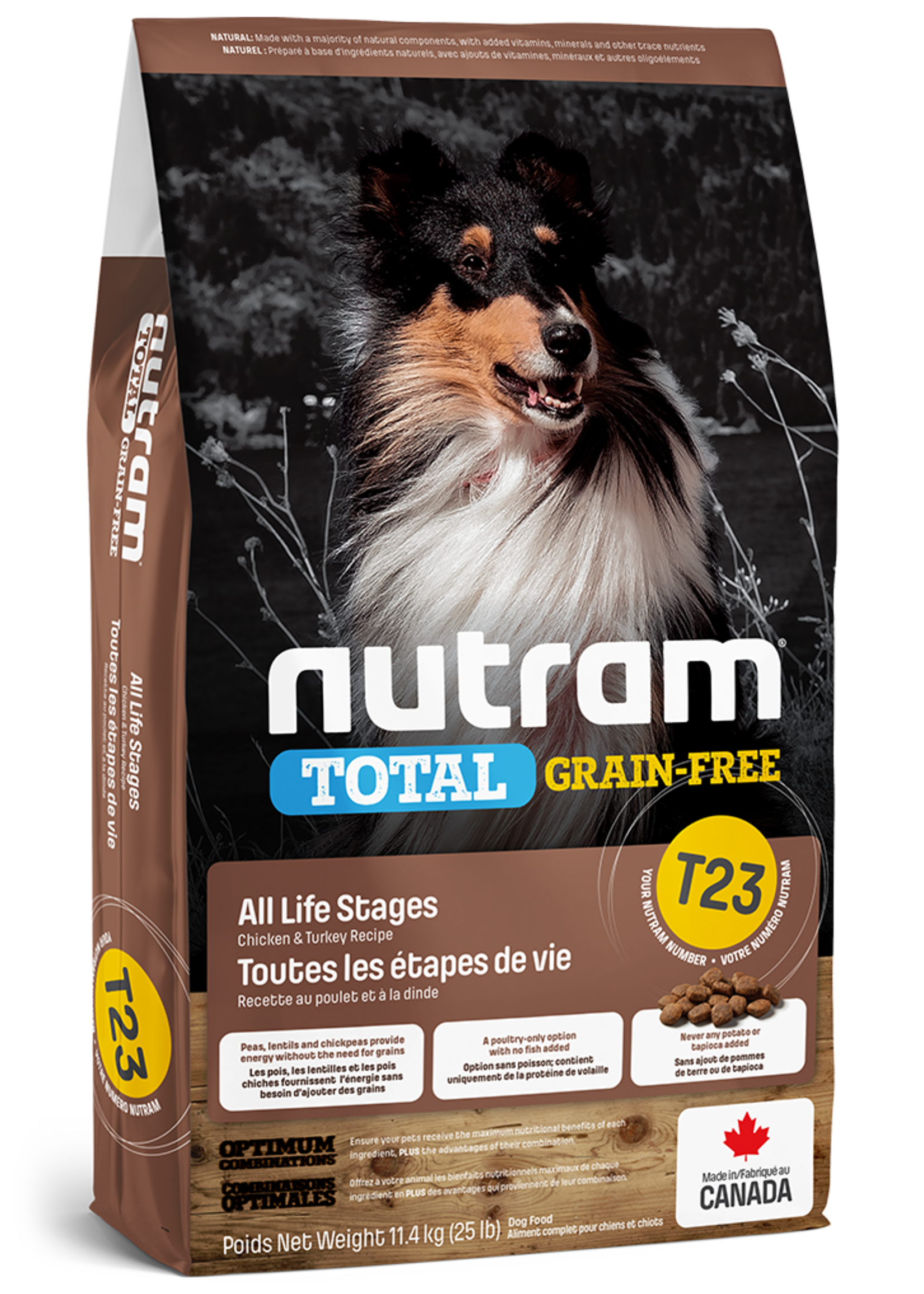 Nutram Nutram 3.0 Total Grain Free Dog T23 Chicken & Turkey