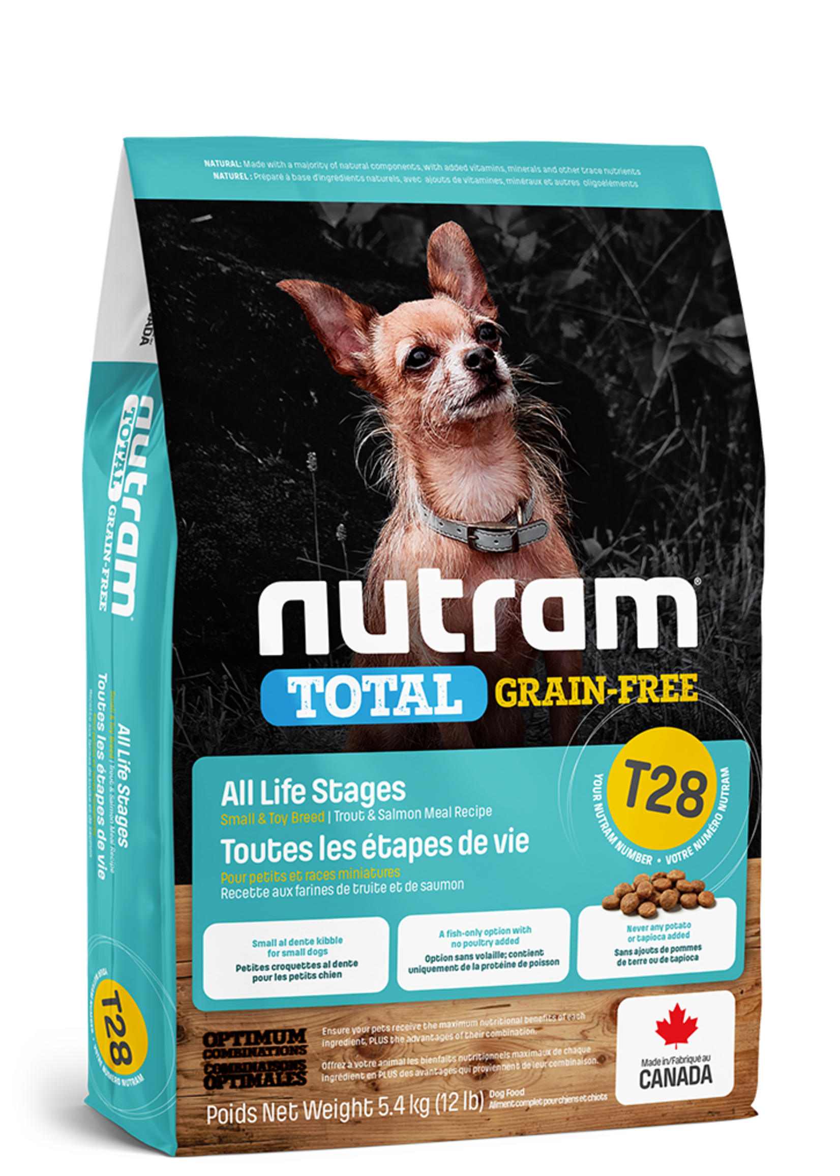 Nutram Nutram 3.0 Total Grain Free T28 SM Breed Trout & Salmon