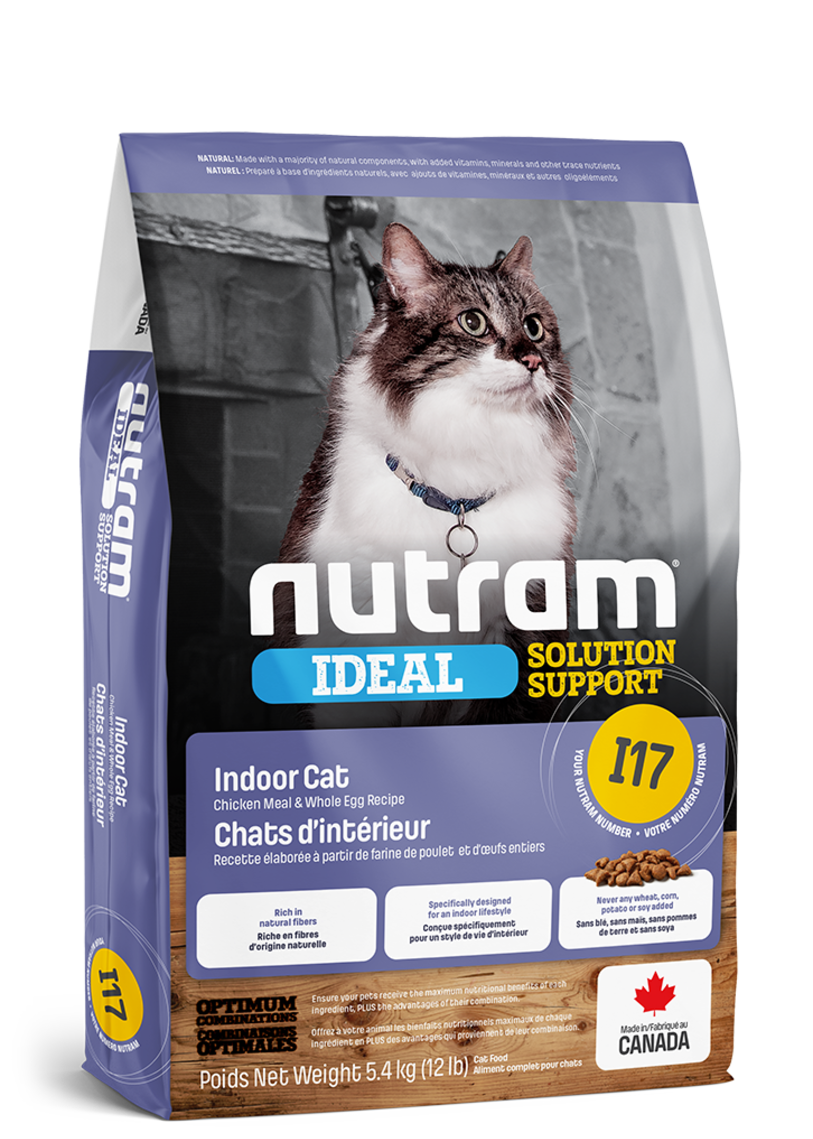 Nutram Nutram 3.0 Ideal Cat I17 Indoor Cat