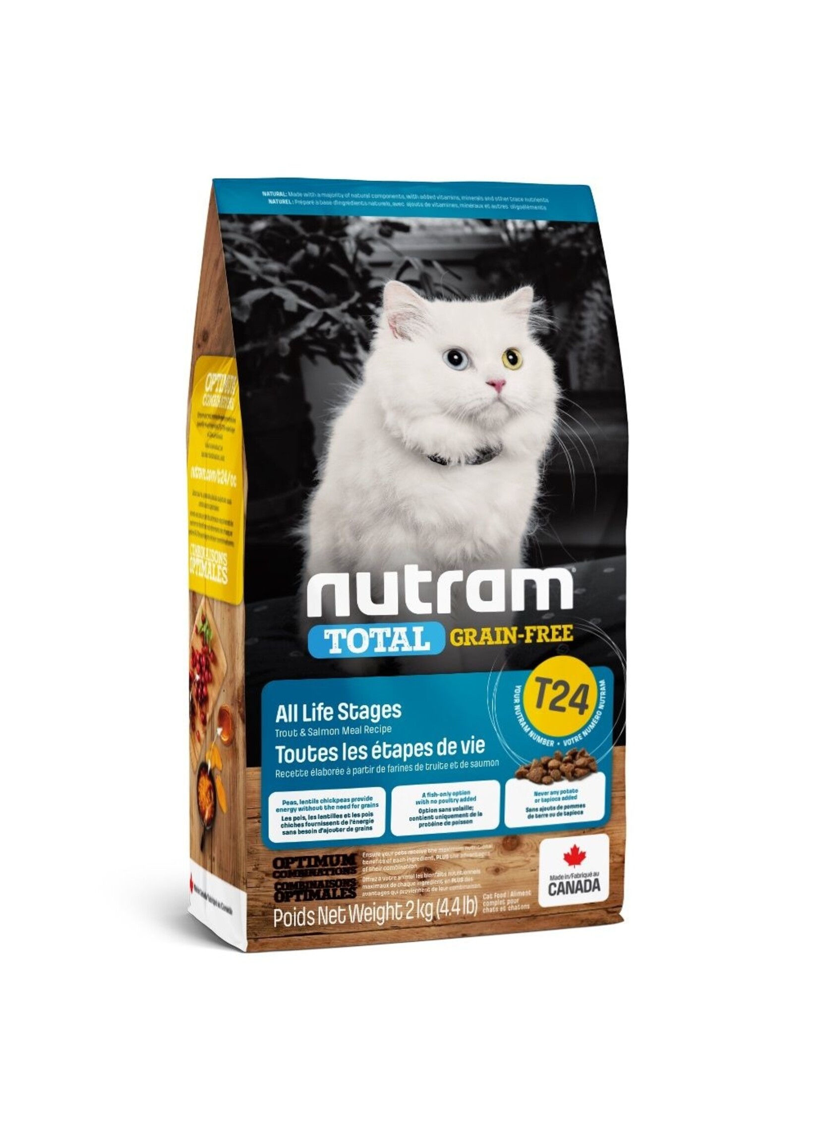 Nutram Nutram 3.0 Total Grain Free Cat T24 Trout & Salmon