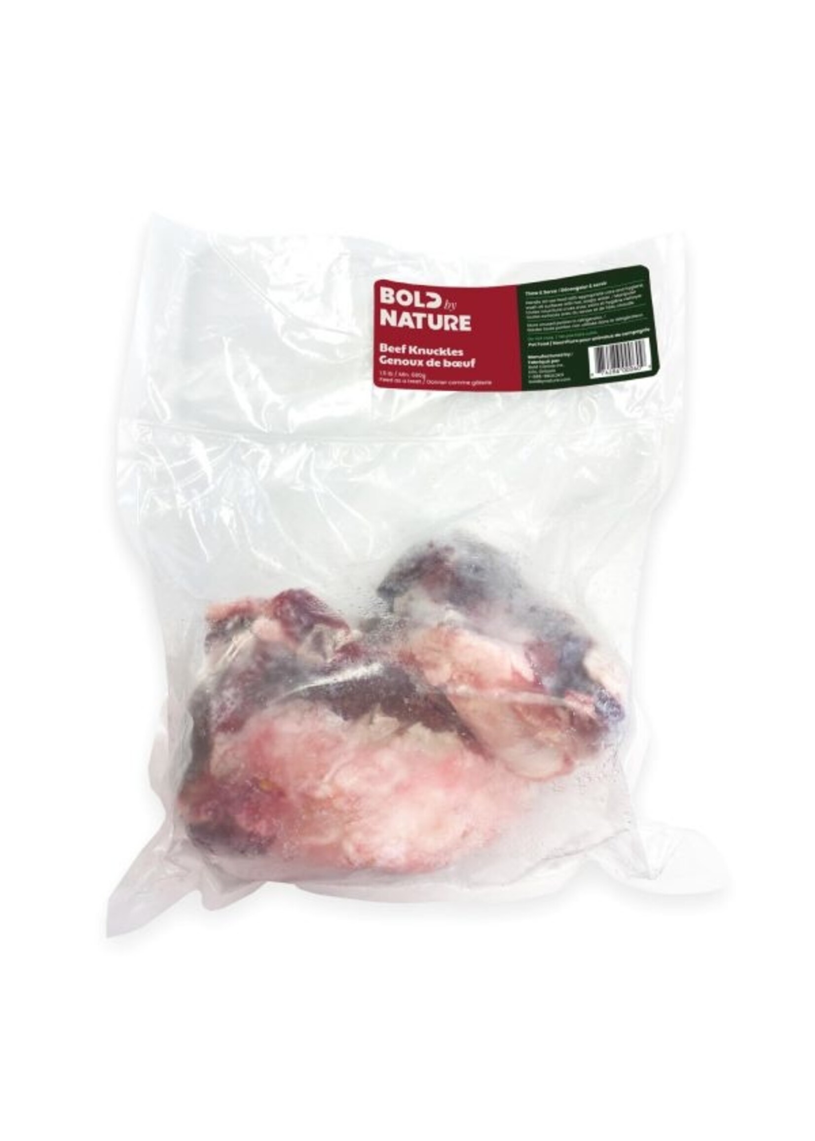 Bold by Nature Bold Raw Dog Frozen Small Beef Knuckle 2pc