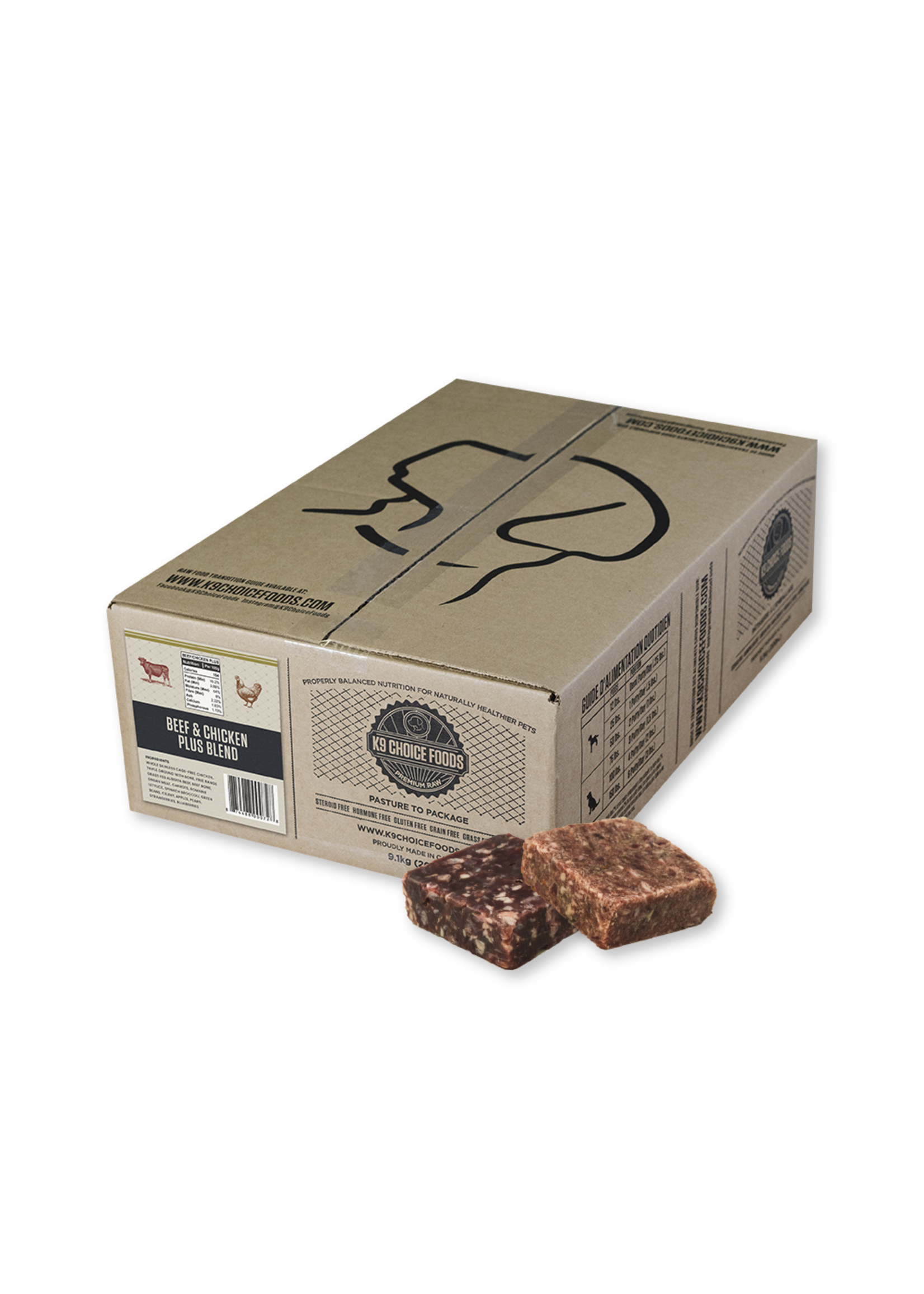 K9 Choice Foods K9 Choice Chicken/Beef Blend Complete 20lb