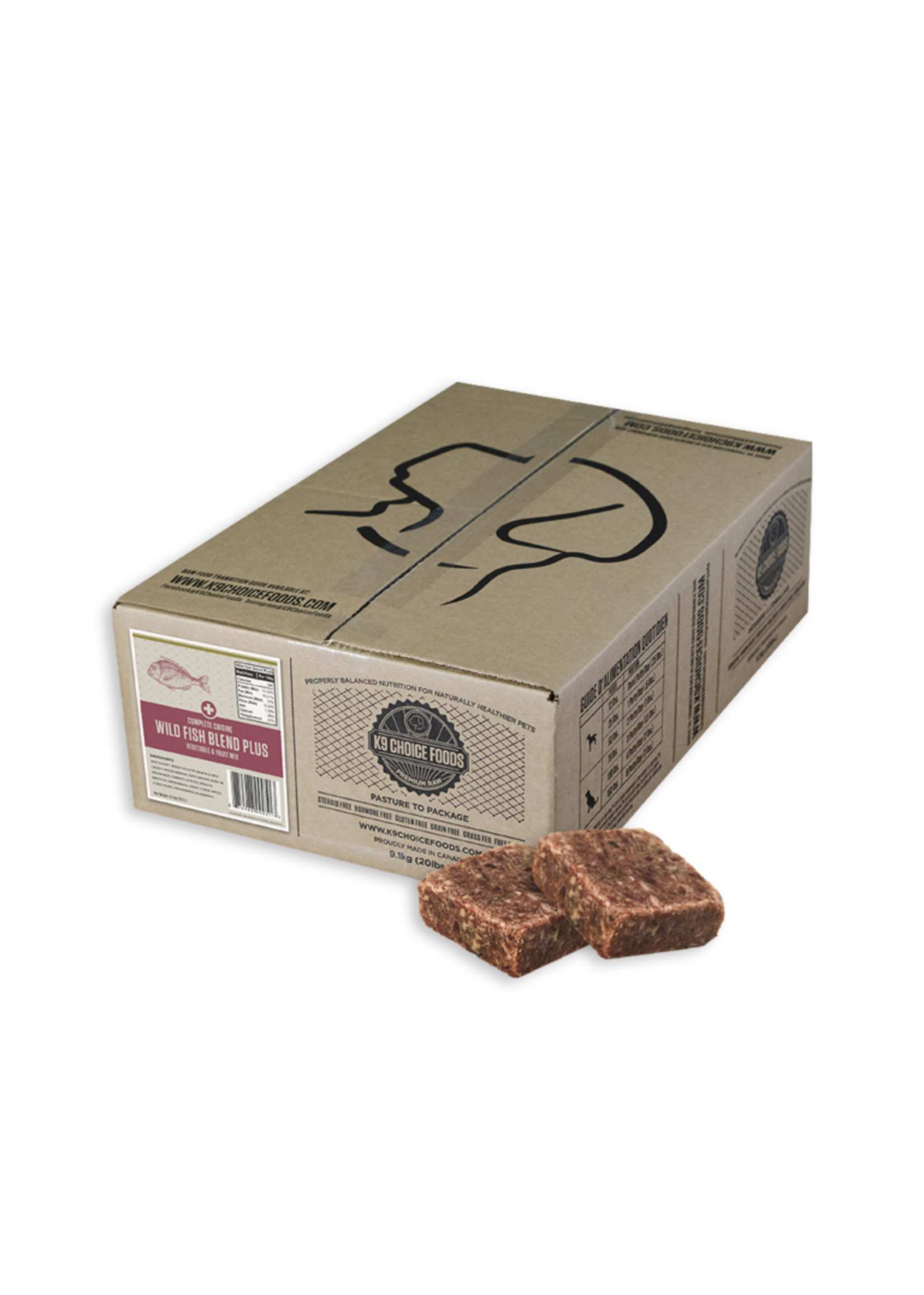 K9 Choice Foods K9 Choice Fish Blend Plus 20lb
