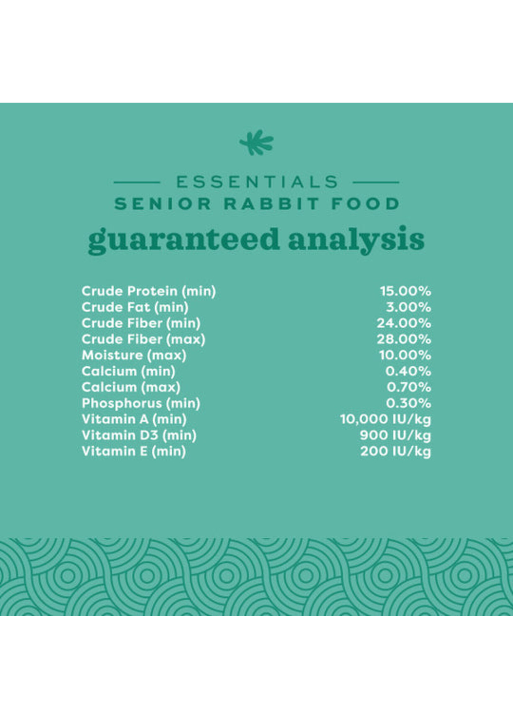 Oxbow Oxbow Essentials Senior Rabbit Food