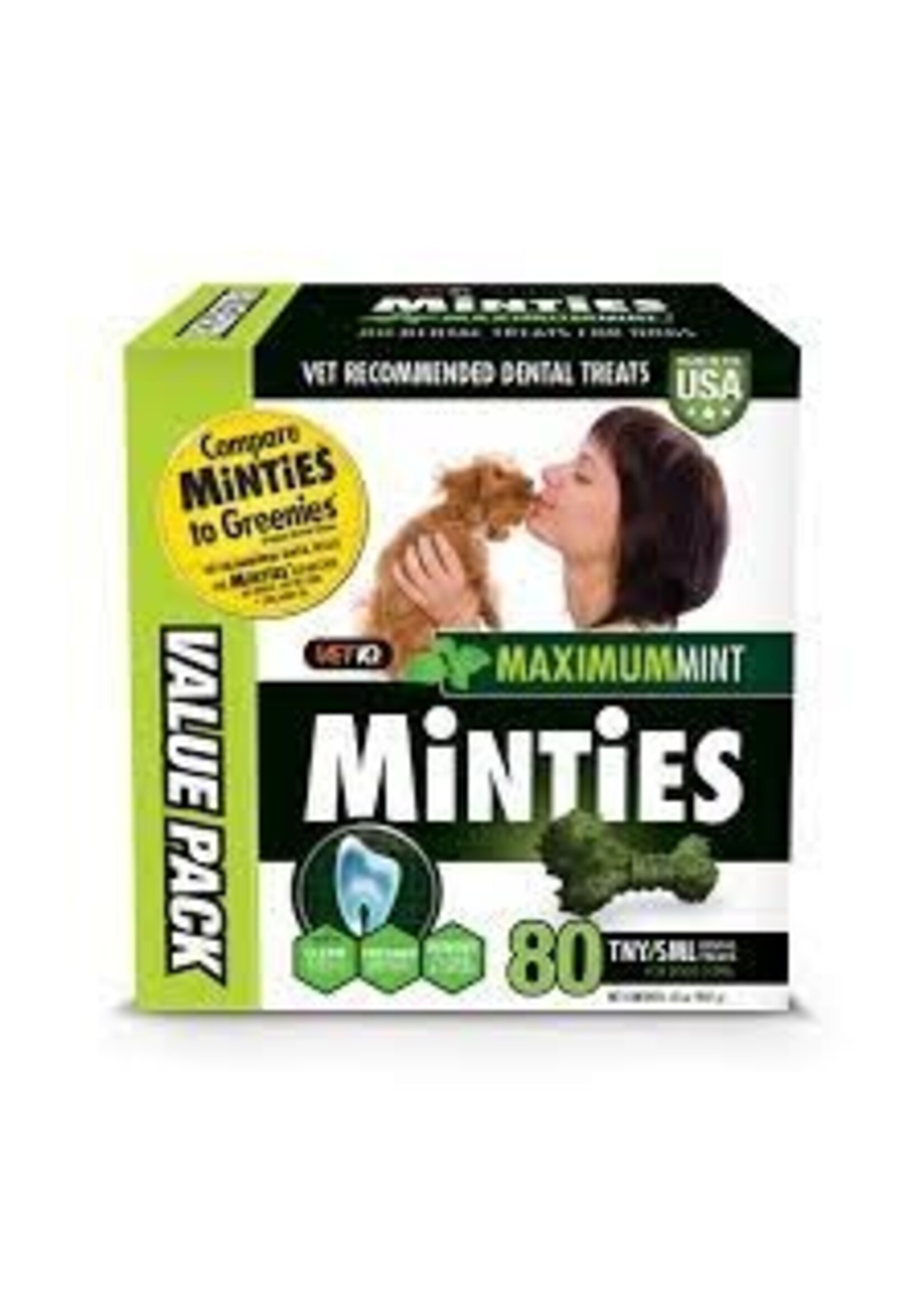 Minties Minties Maximum Mint Dental Bones Tiny/Small