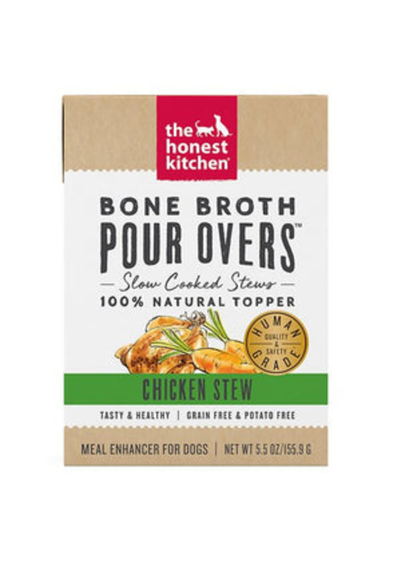 The Honest Kitchen Honest Kitchen Dog GF Pour Overs Bone Broth Chicken Stew 5.5oz