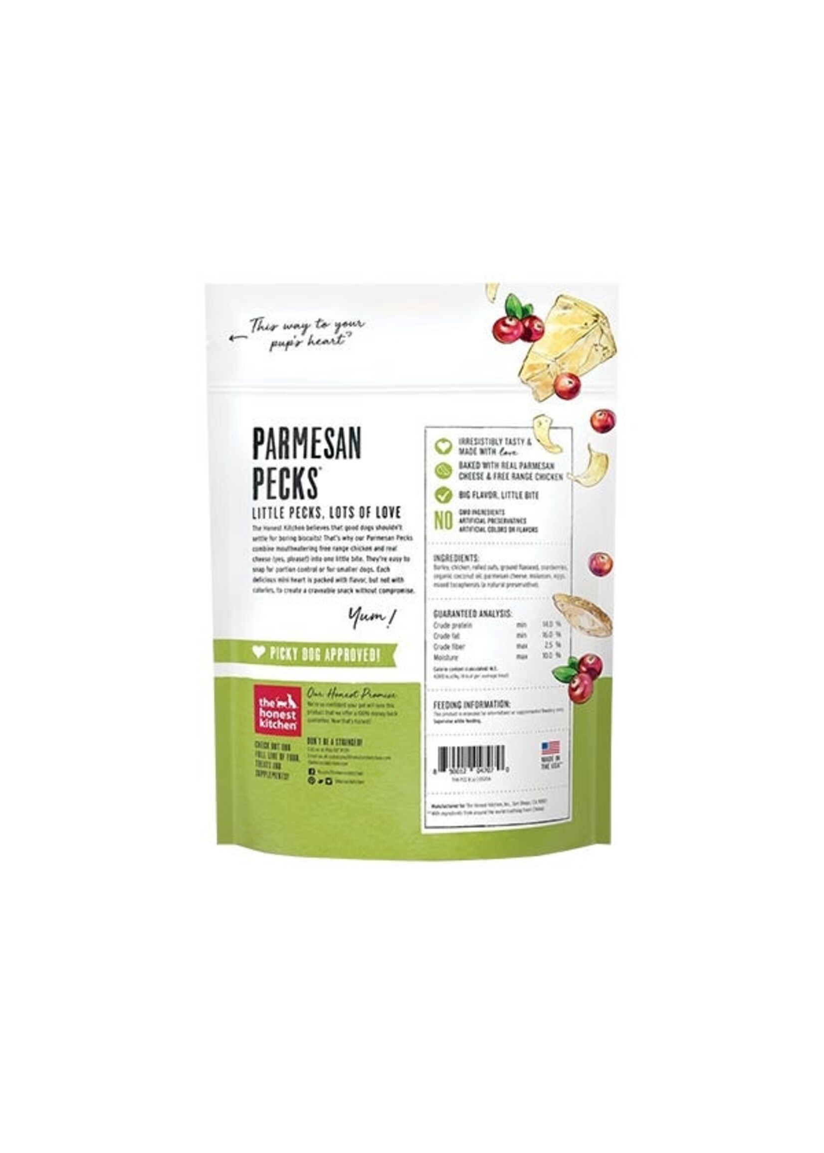 The Honest Kitchen Honest Kitchen Dog Parmesan Pecks Chicken Parmesan & Cranberry 8oz