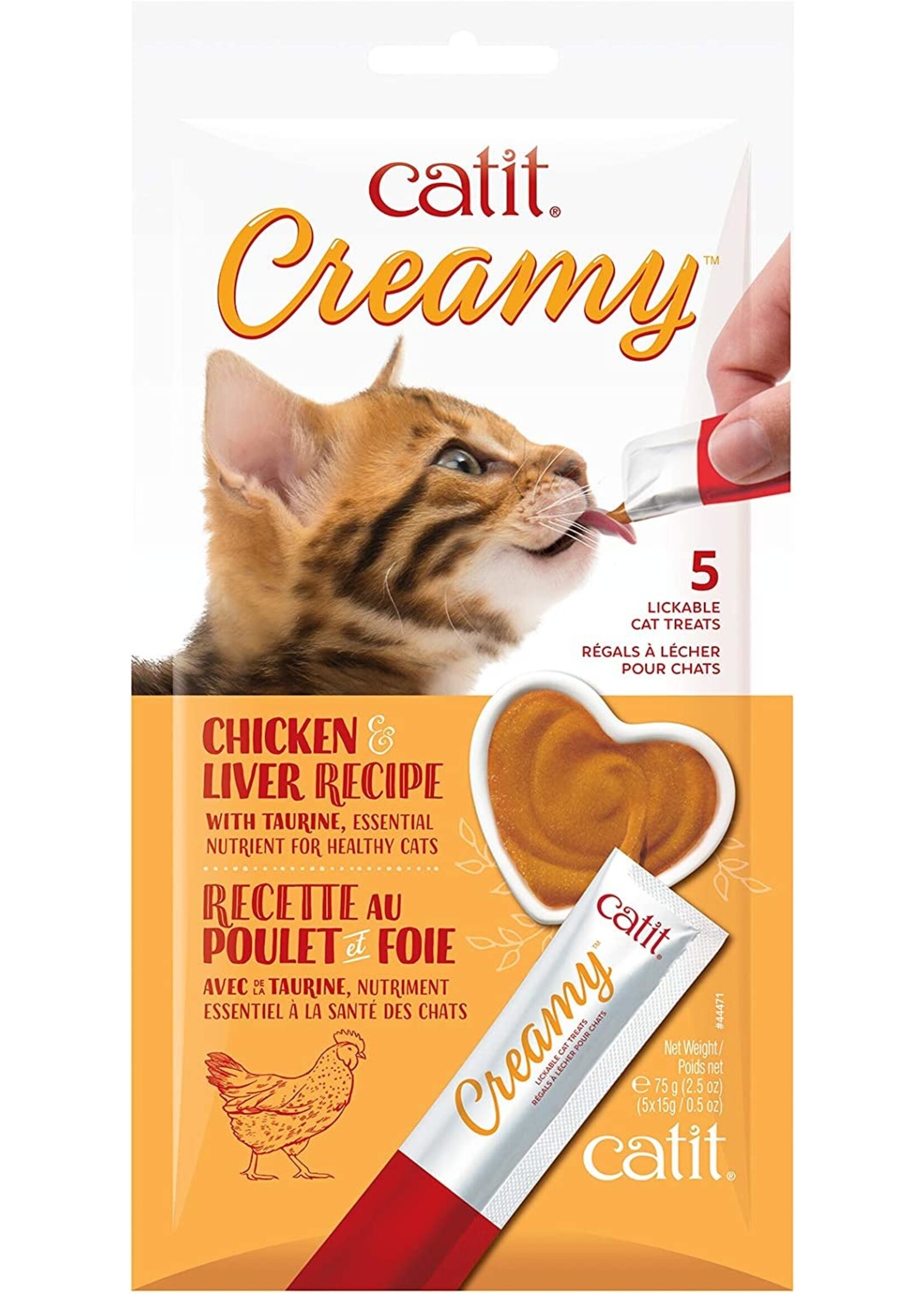 Catit Catit Creamy Lickable Cat Treat 5pack
