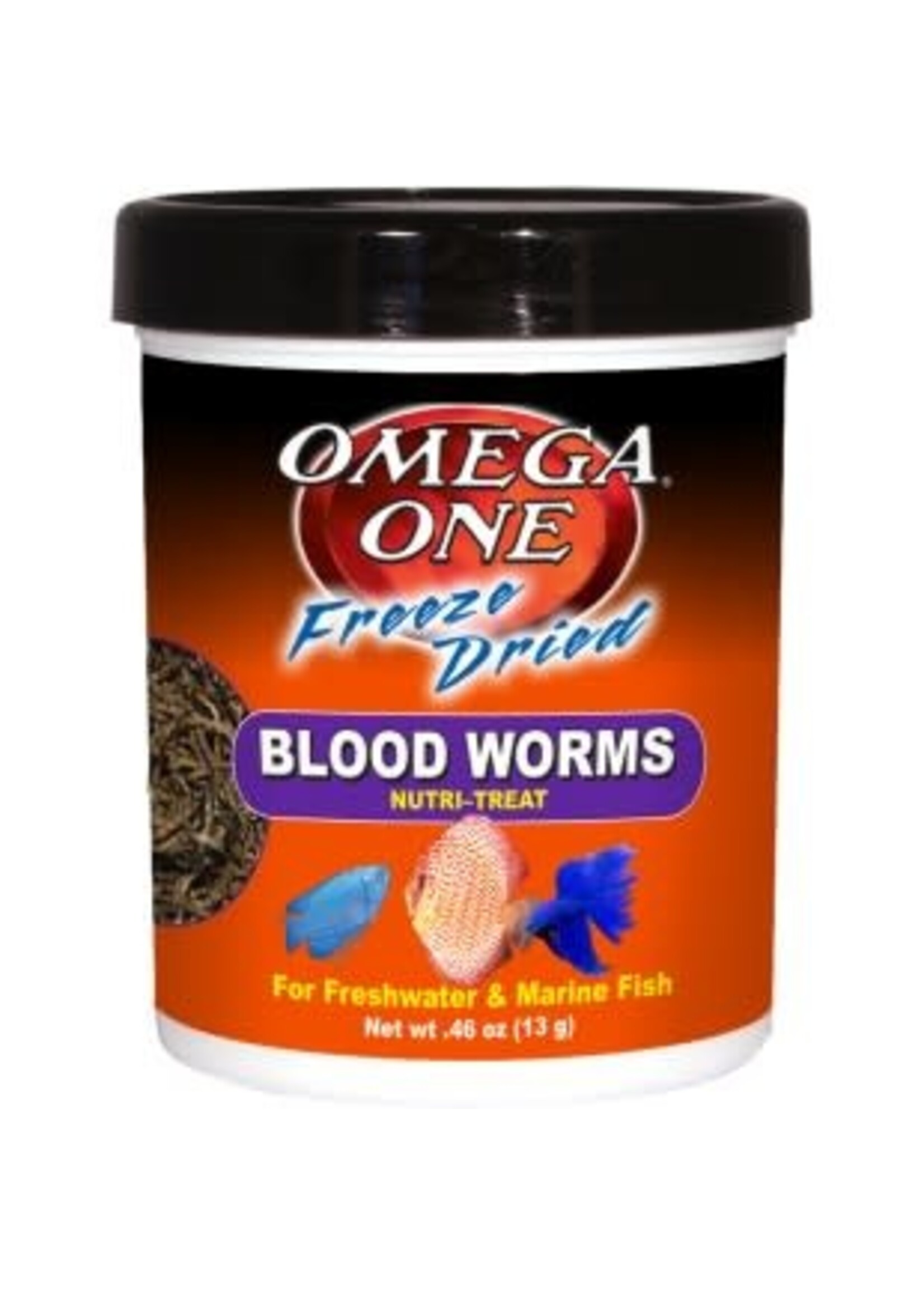 Omega One Omega One Freeze Dried Blood Worms