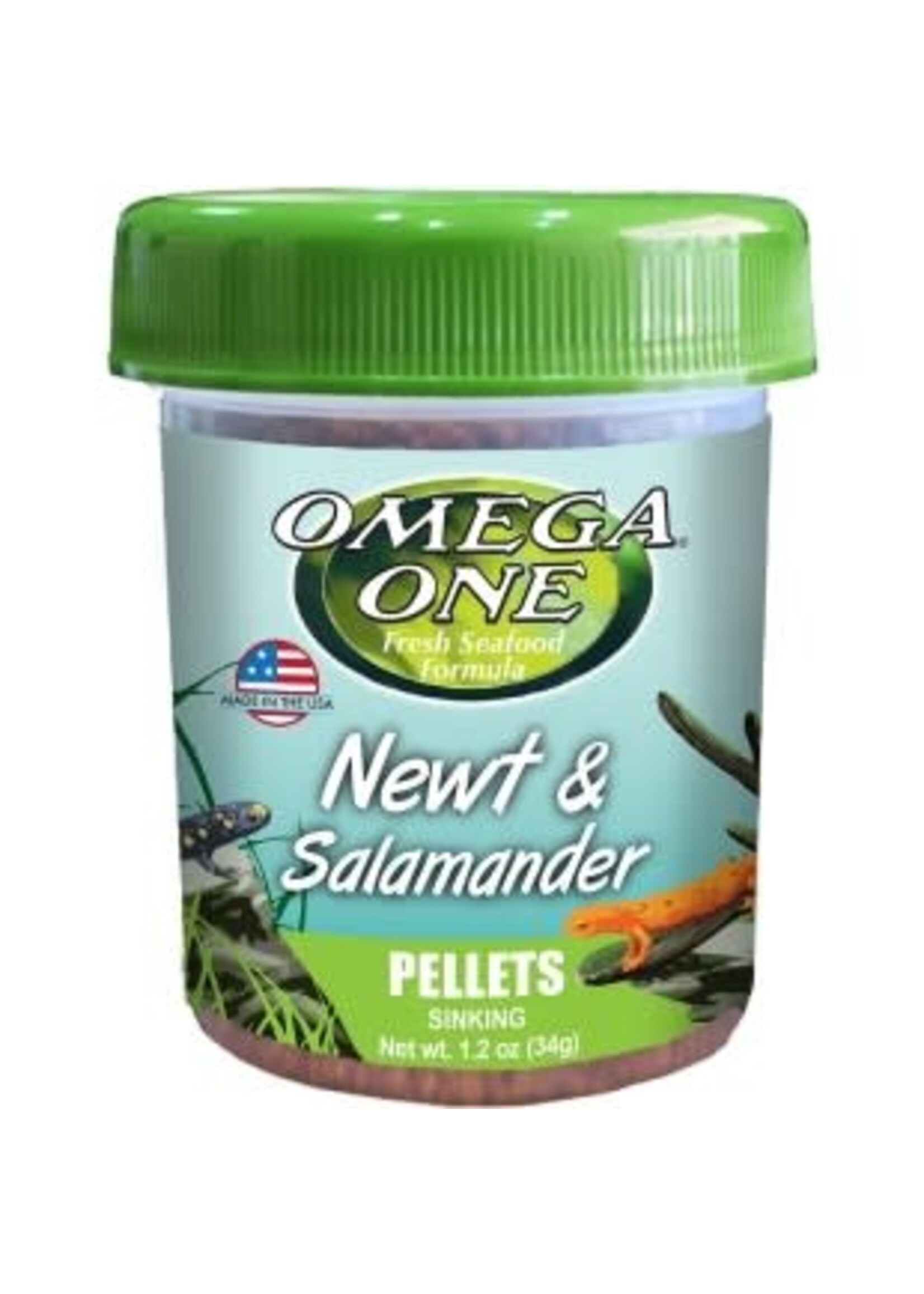 Omega One Omega One Newt & Salamander Pellets 1.2oz