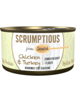 Scrumptious Scrumptious Cat Dinner in Gravy Flaked 2.8oz Chicken & Turkey