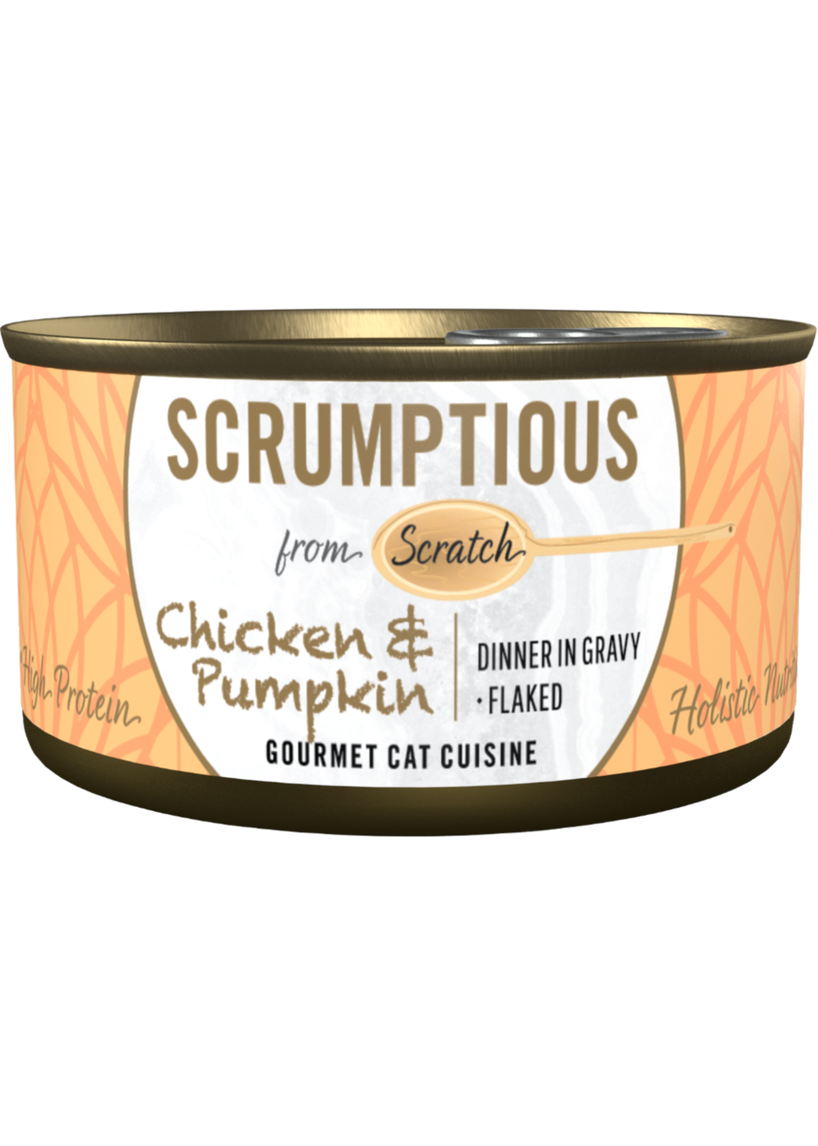 Scrumptious Scrumptious Cat Dinner in Gravy Flaked 2.8oz Chicken & Pumpkin