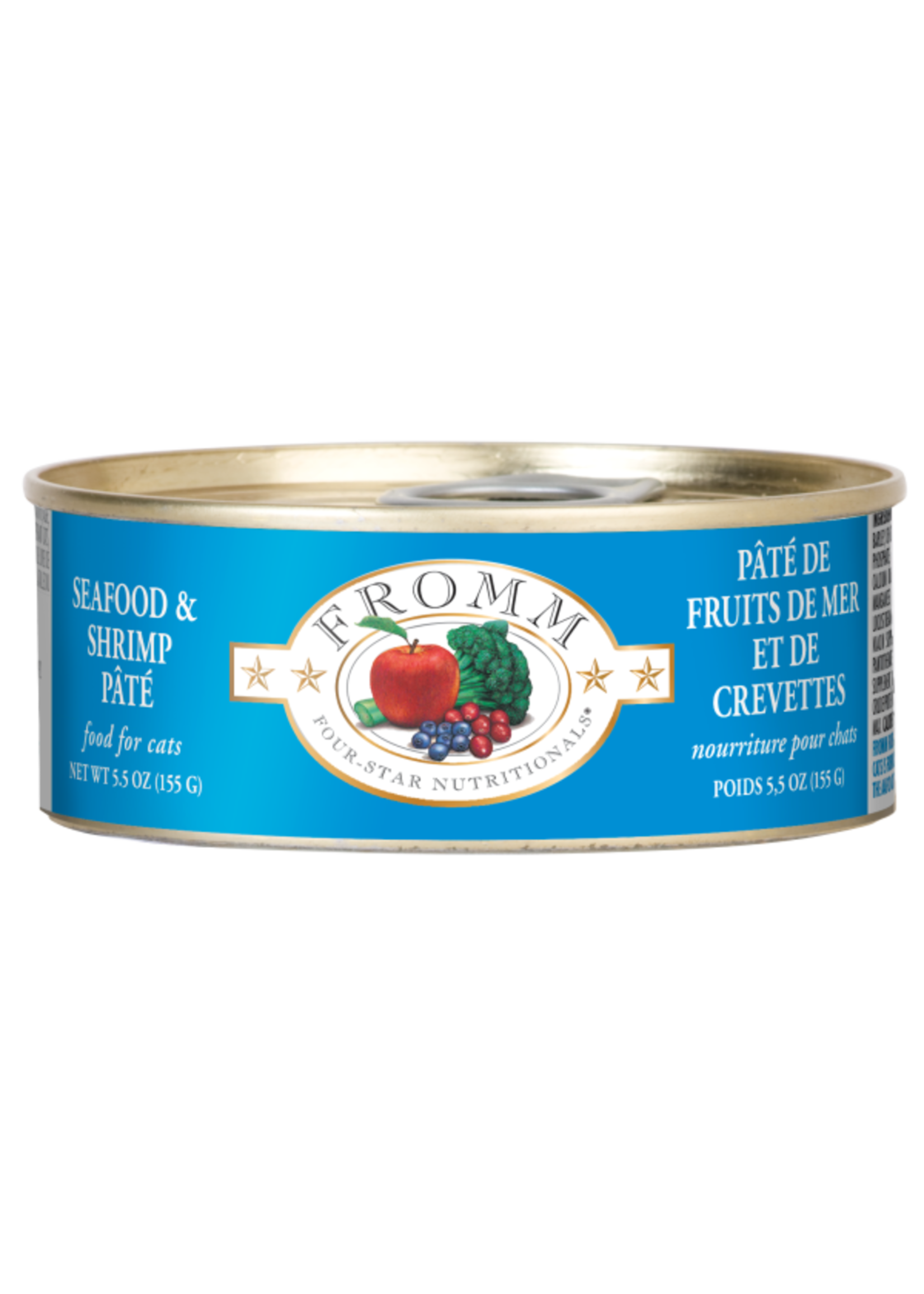 Fromm Family Pet Food Fromm Cat Four-Star Seafood & Shrimp Pate 5.5oz