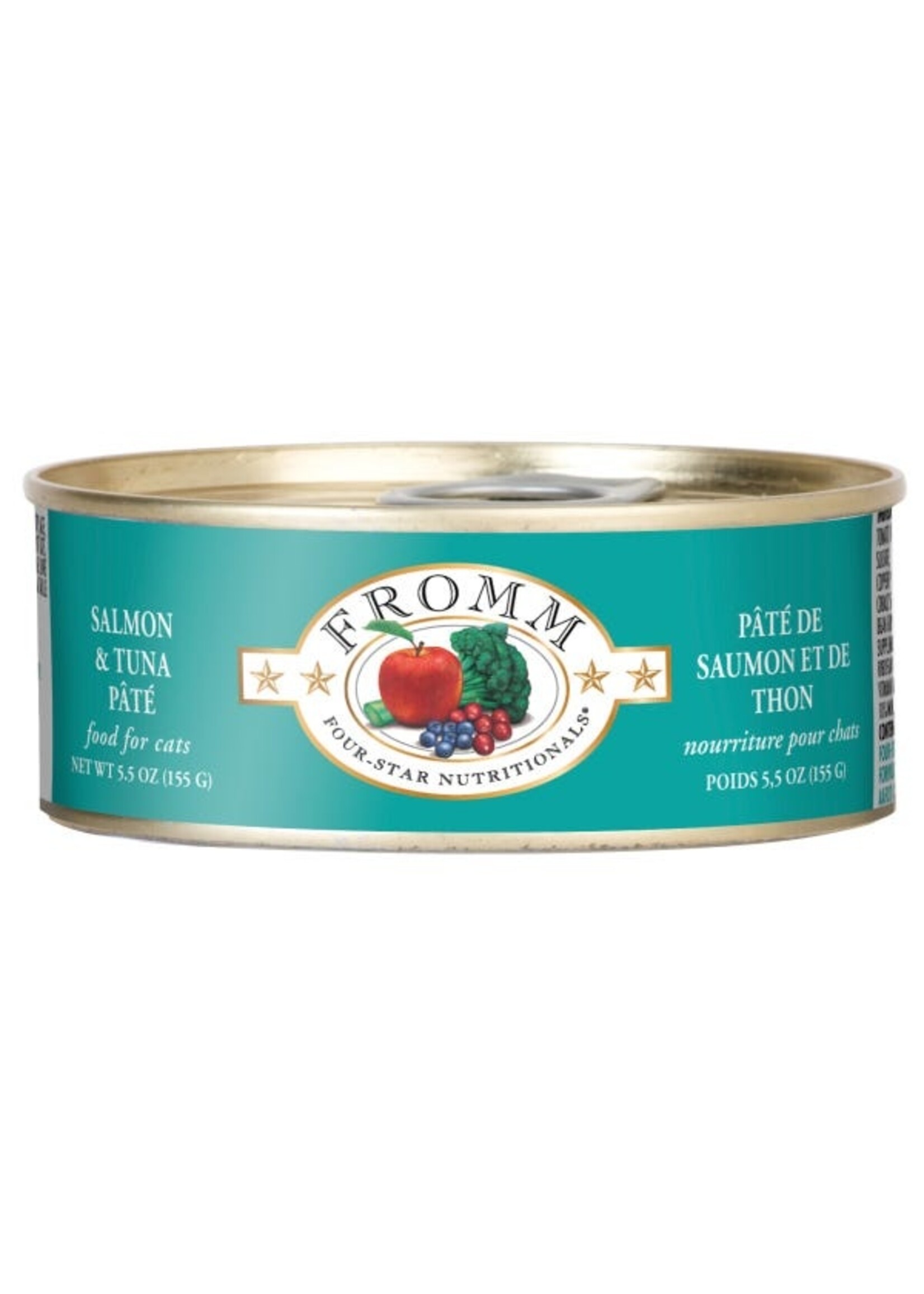 Fromm Family Pet Food Fromm Cat Four-Star Salmon & Tuna Pate 5.5oz