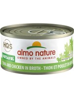 almo Nature Almo Nature Cat HQS Natural Tuna & Chicken in Broth 24/70gm