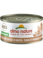 almo Nature Almo Nature Cat HQS Natural Tuna & Cheese in Broth 70gm