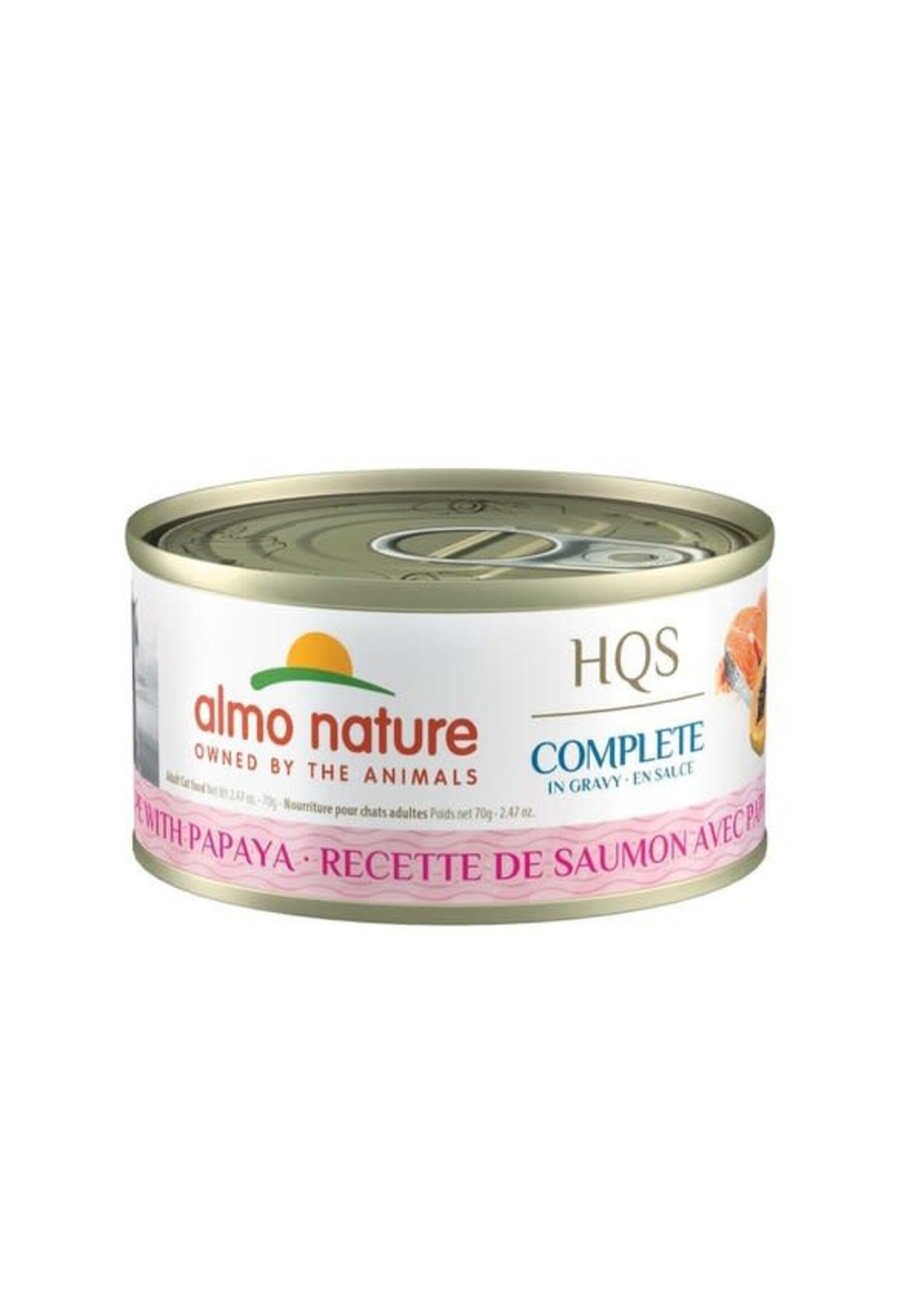 almo Nature Almo Nature Cat HQS Complete Salmon, Papaya in Gravy 70gm