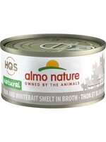 almo Nature Almo Nature Cat HQS Natural Tuna & Whitebait Smelt in Broth 24/70gm