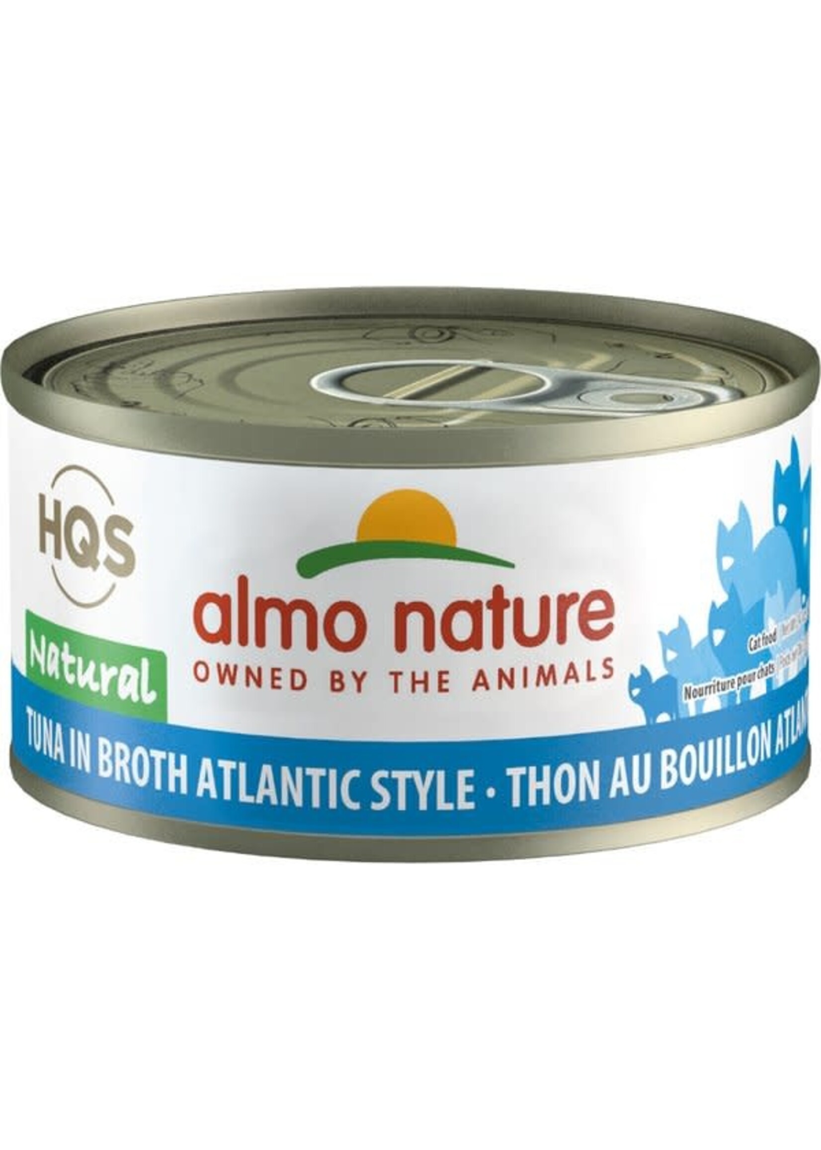almo Nature Almo Nature Cat HQS Natural Tuna in Broth Atlantic Style 70gm