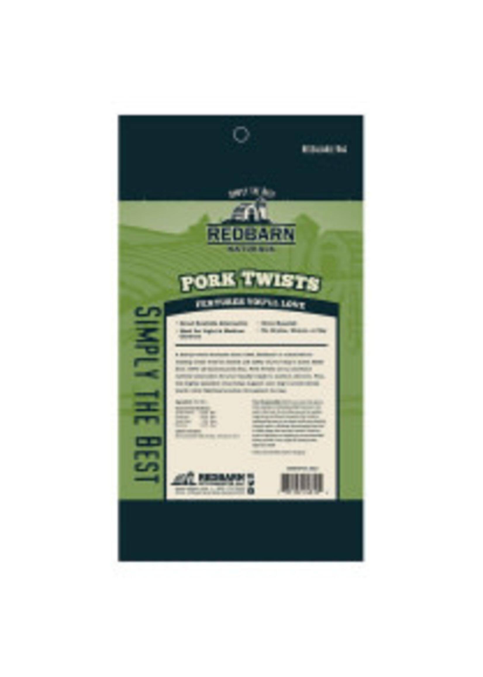 Redbarn Redbarn Pork Skin Twist 10ct