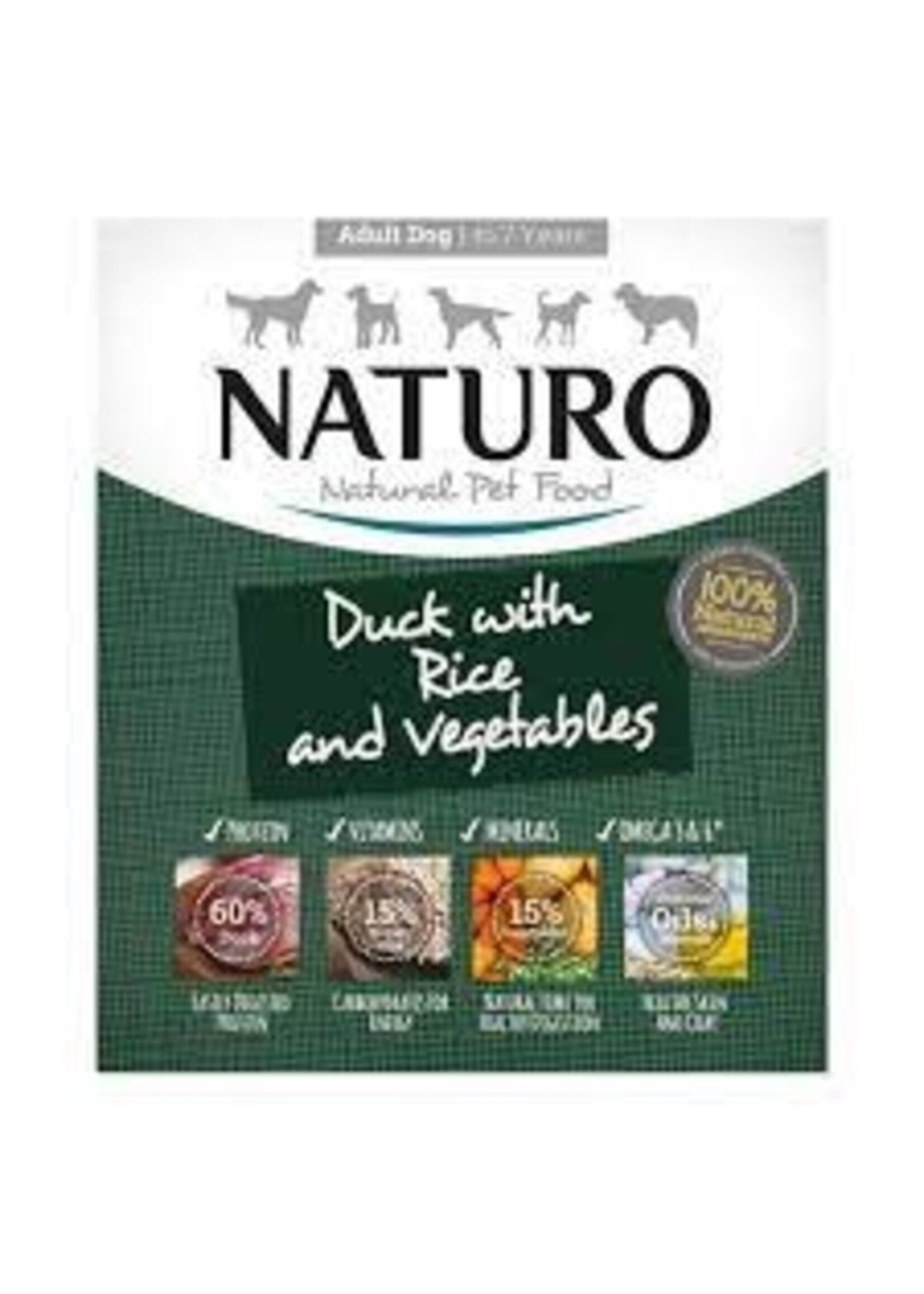 Naturo Naturo Dog Adult Duck & Rice w/ Vegetables 400g