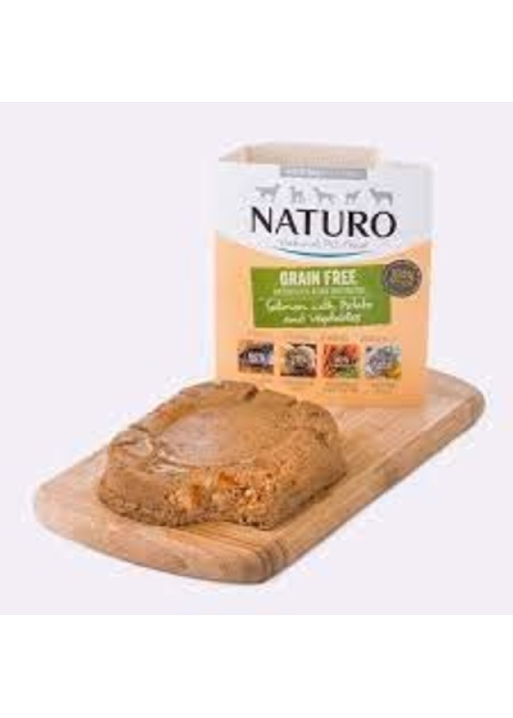 Naturo Naturo Dog Grain Free Salmon & Potato w/ Vegetables 400g
