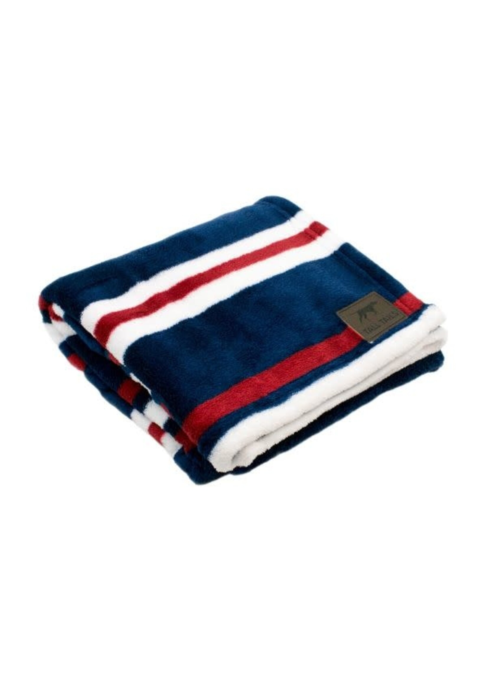 Tall Tails Tall Tails Fleece Blanket Nautical Stripe 30 x 40in