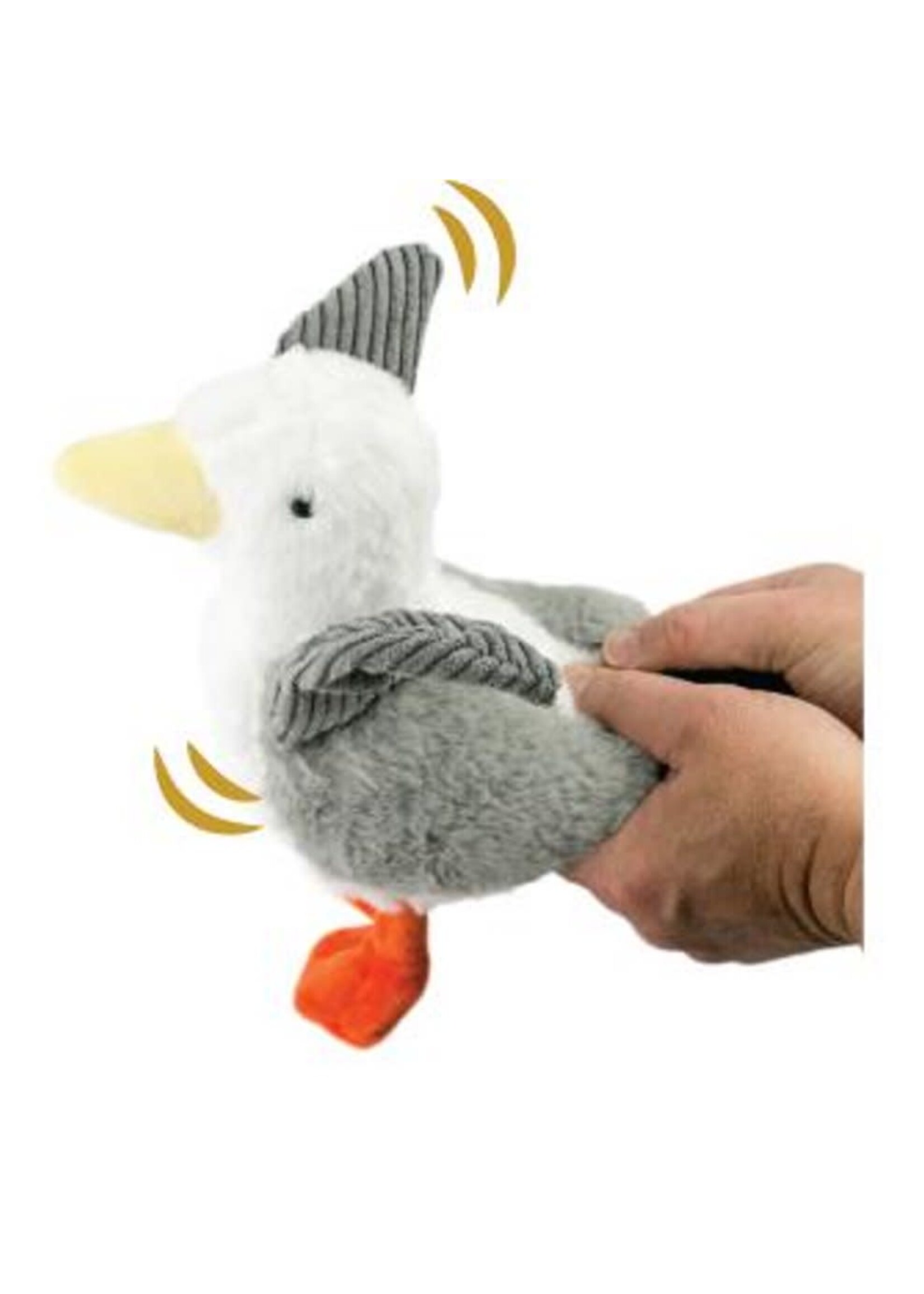 Tall Tails Tall Tails 9" Plush Seagull Animated Wing Gray