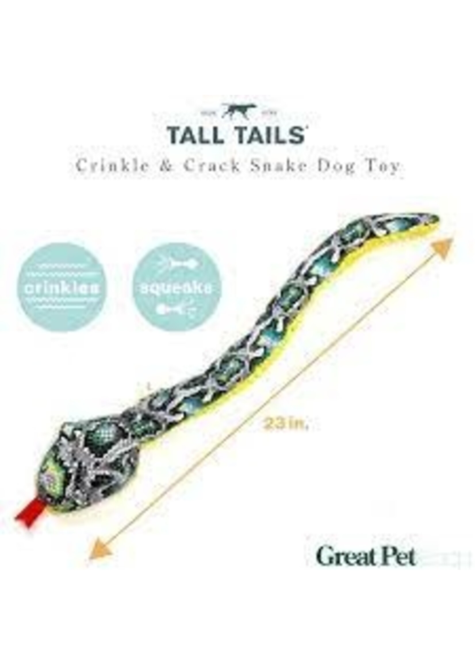 Tall Tails Tall Tails Plush Snake 23in