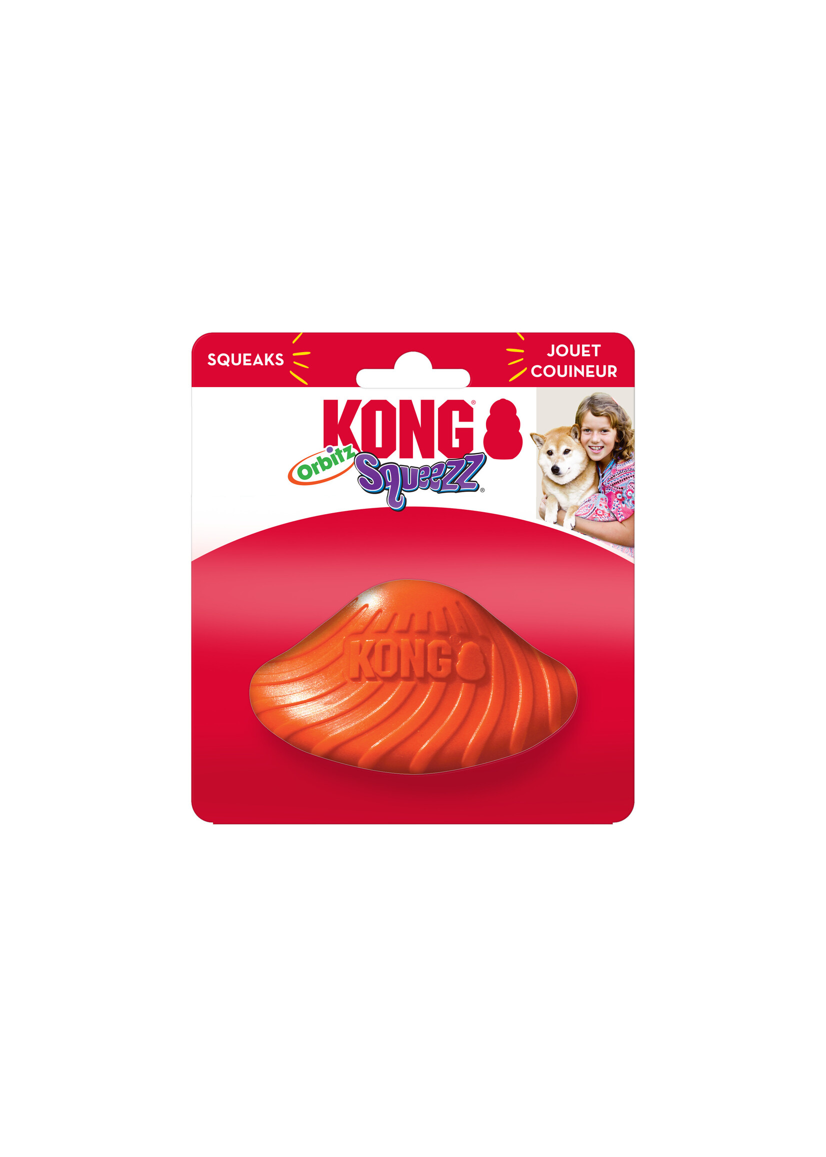 Kong Kong Squeezz Orbitz Saucer Assorted