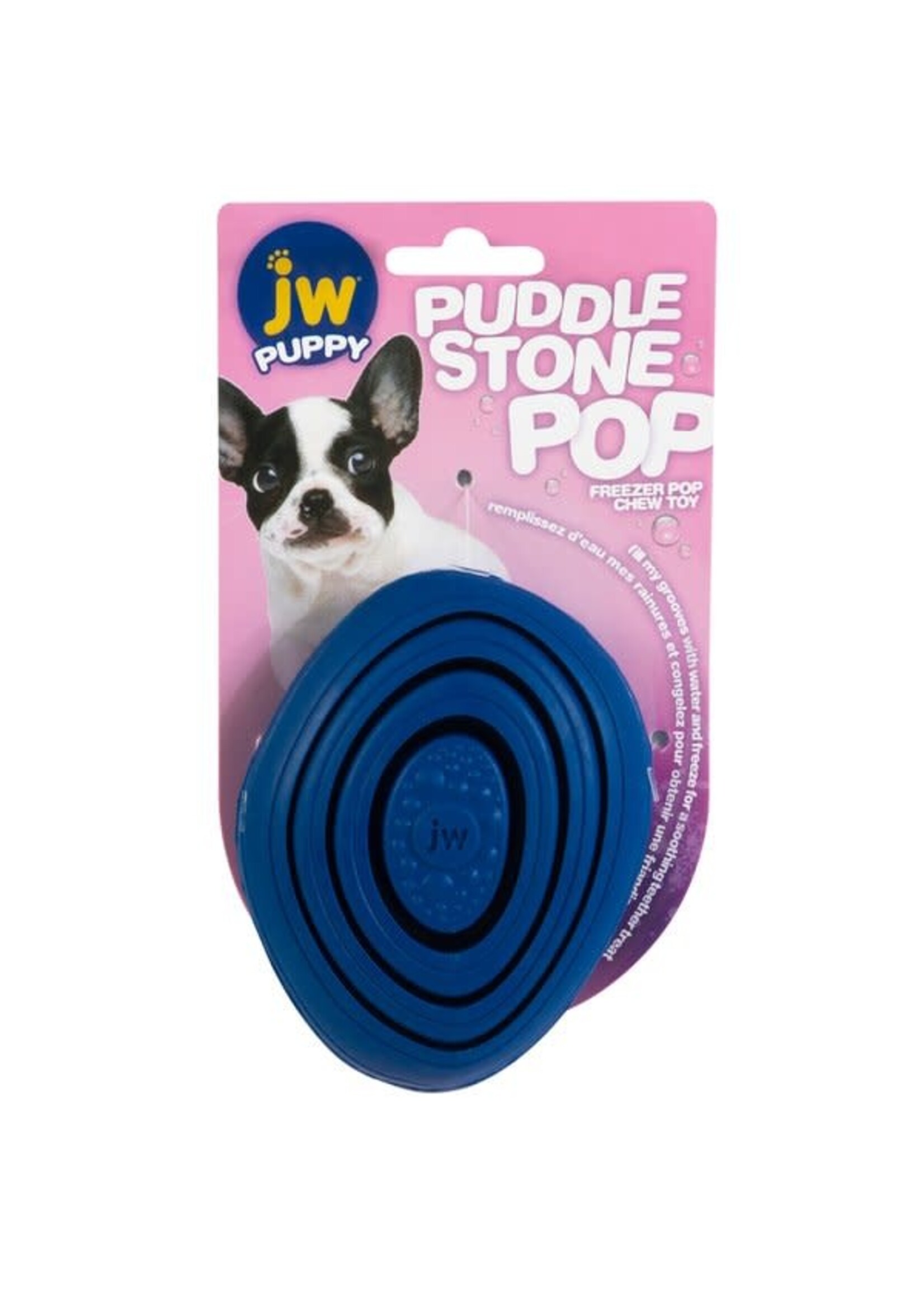 JW Pet company JW Pet Puddle Stone Pop Puppy Teether Freeze Chew