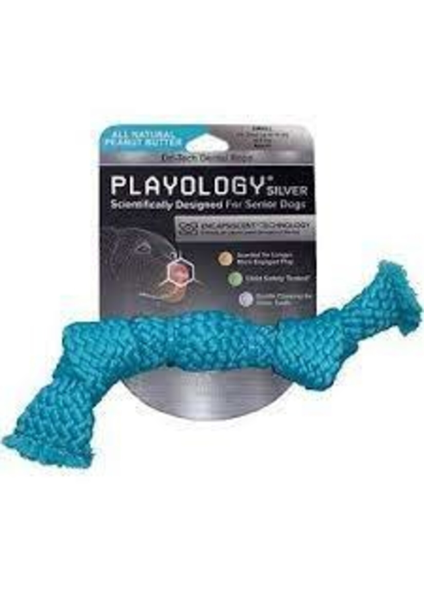 Playology Playology Silver Dri-Tech Dental Rope