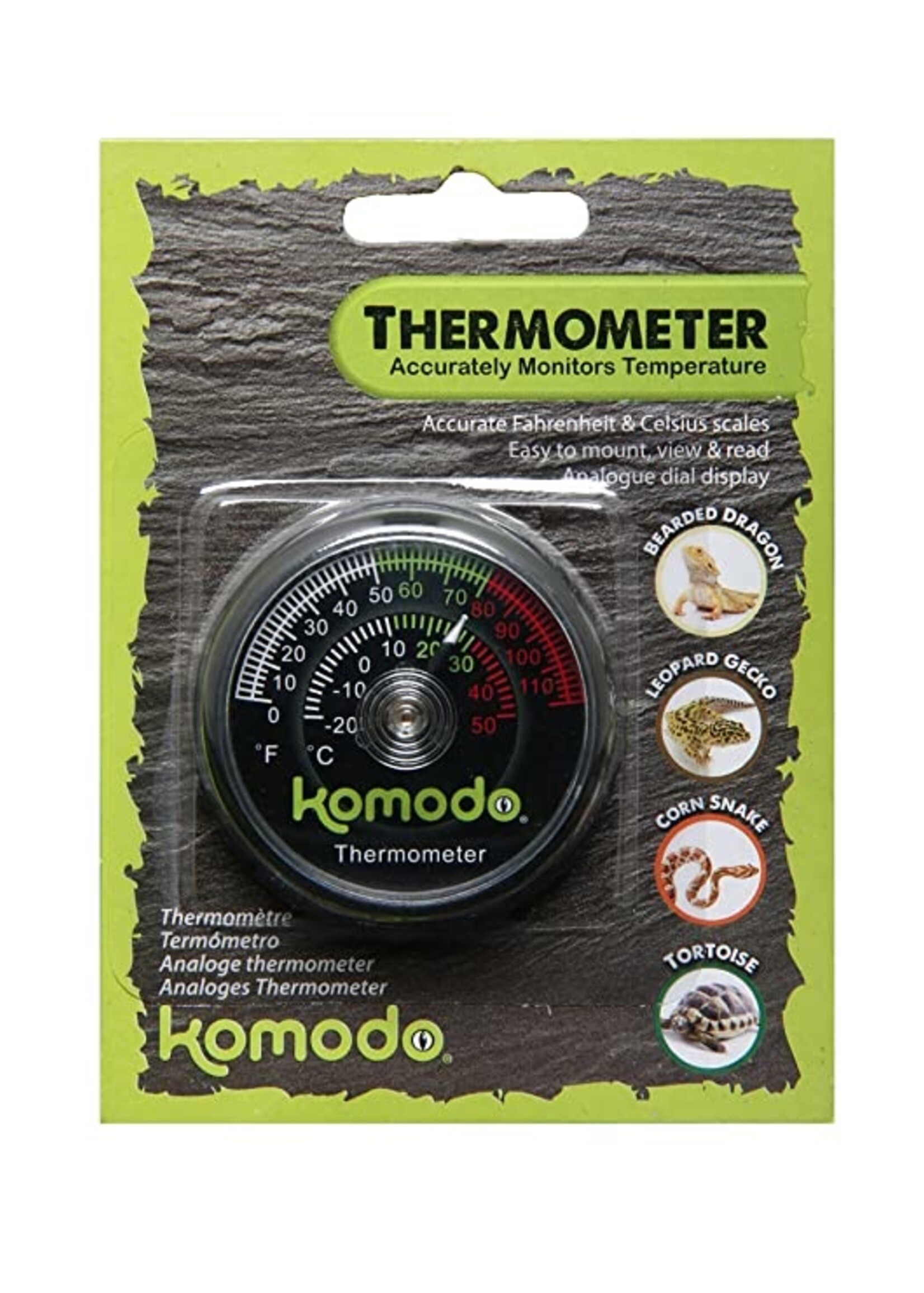 Komodo Komodo Analog Thermometer 5cm