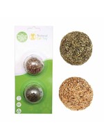 Natural Cat Toy Natural Cat Toy Catnip / Silver Vine Fitness Ball Combi Pack