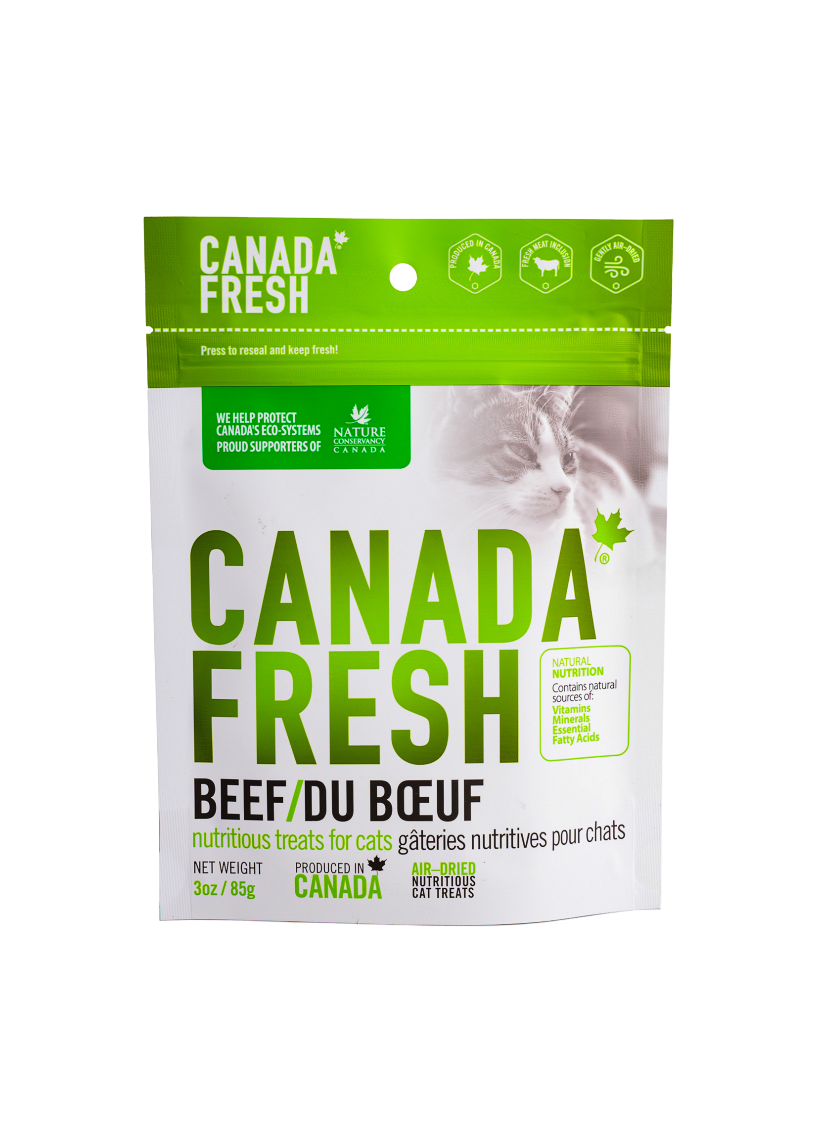 Canada Fresh Canada Fresh Cat Treat Beef 3oz / 85g