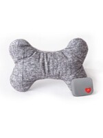 K&H Pet Products K&H Heartbeat Pillow Bone Gray Medium 10in