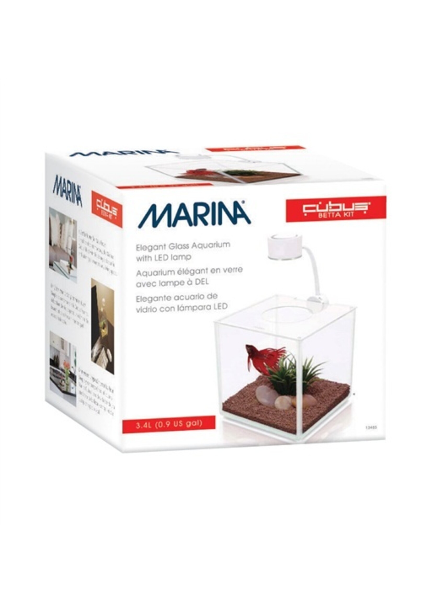 Marina Marina CUBUS Glass Betta Kit 0.9 US Gal