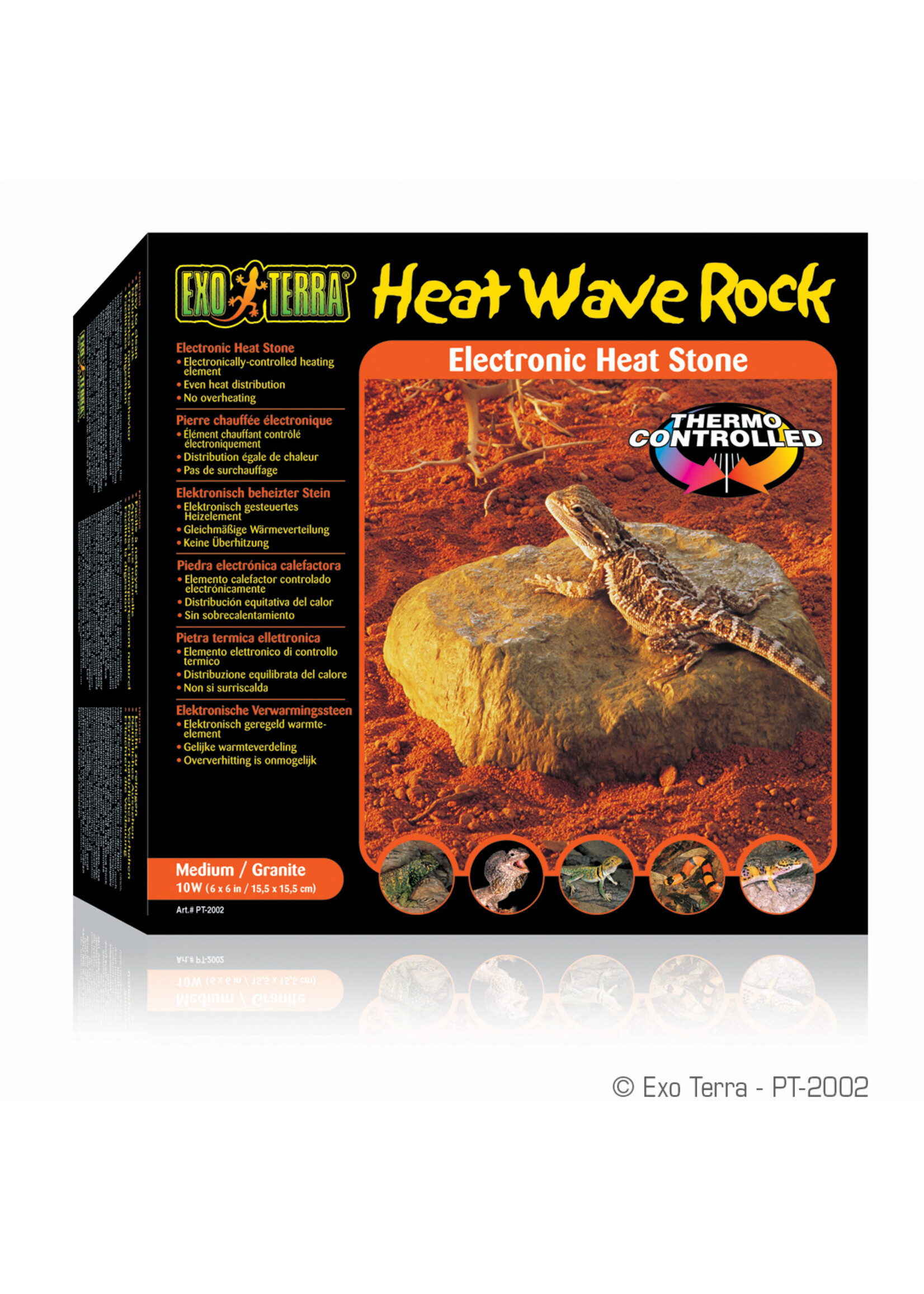 Exo Terra Exo Terra Heat Wave Rock Medium 6x6" 10W