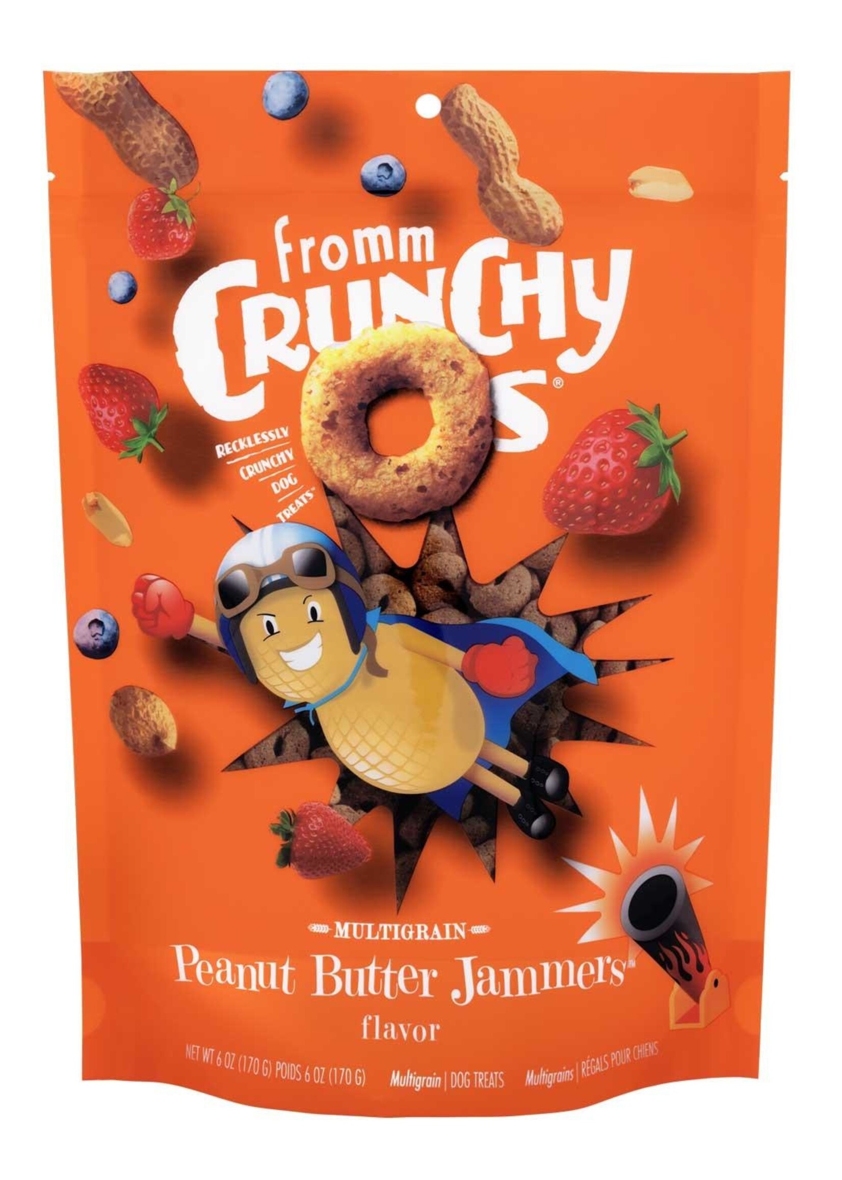 Fromm Family Pet Food Fromm Dog Crunchy Os Peanut Butter Jammers Treats 6oz