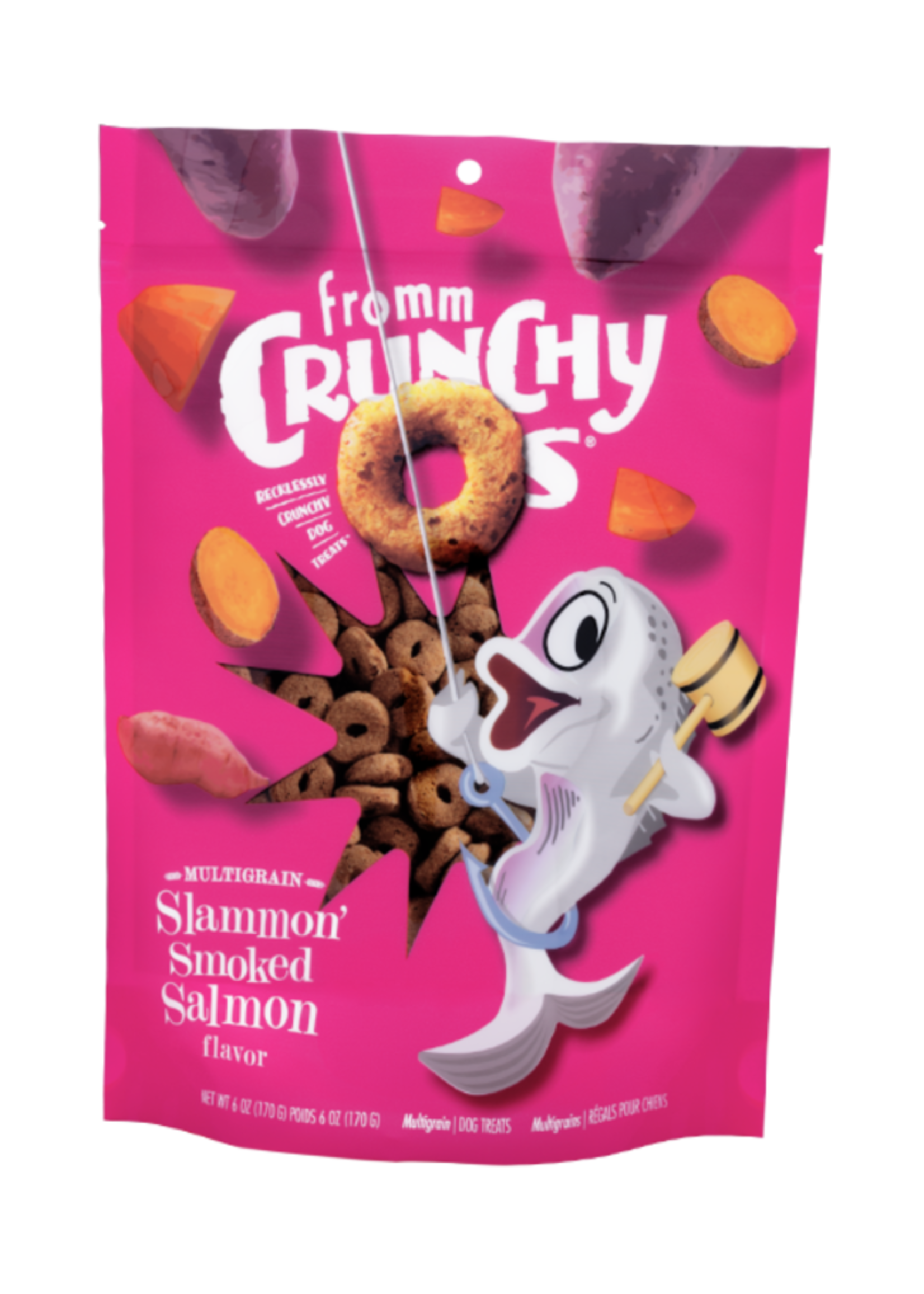 Fromm Family Pet Food Fromm Dog Crunchy Os Slammon' Smoked Salmon Treats