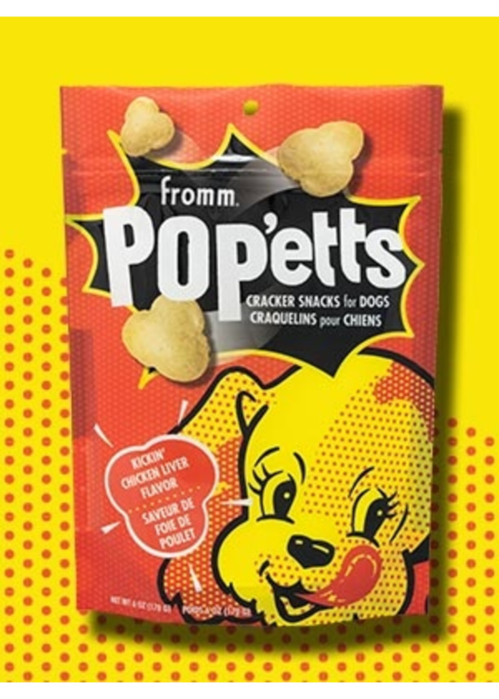 Fromm Family Pet Food Fromm Dog Pop'etts Cracker Snacks 6oz