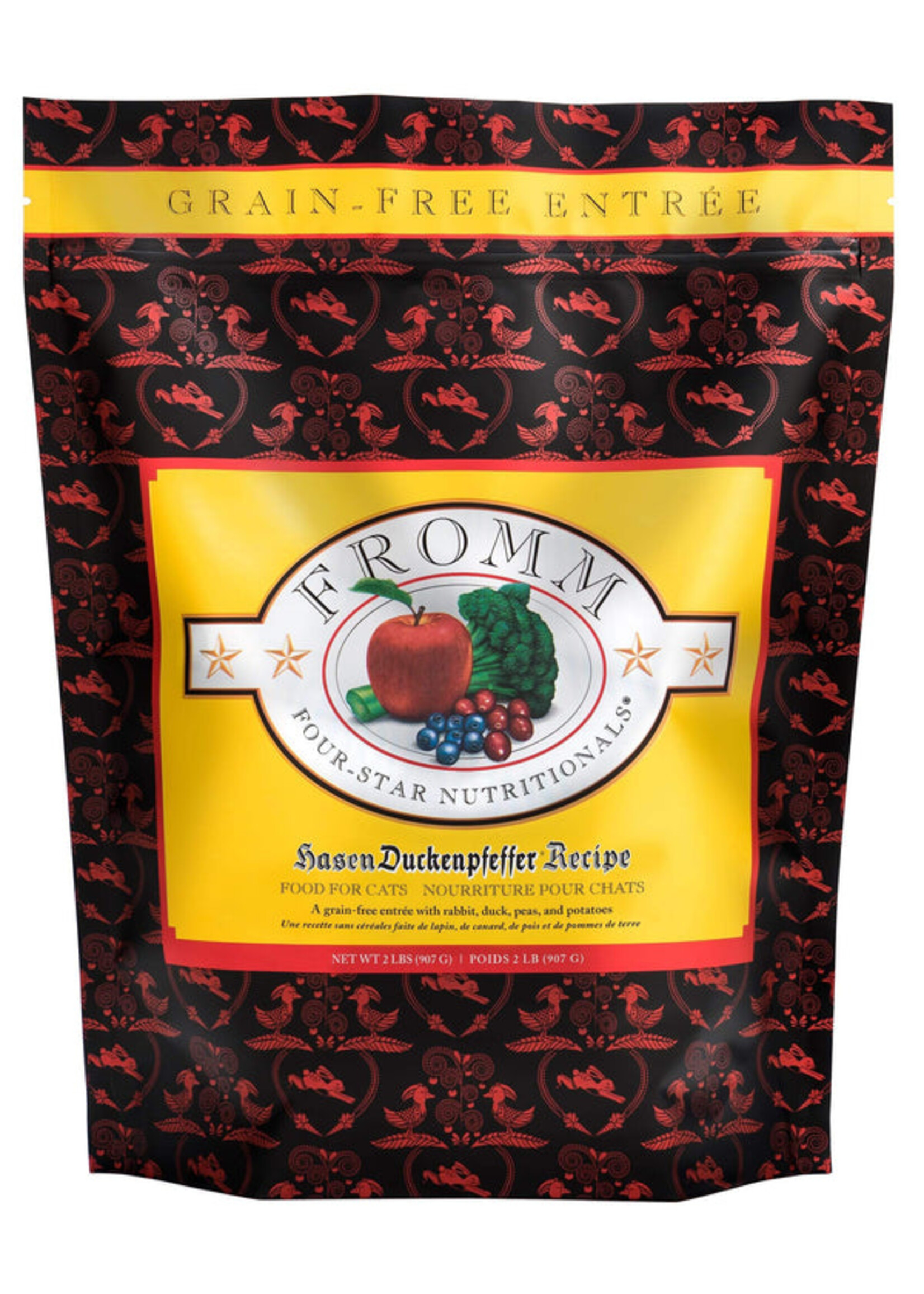 Fromm Family Pet Food Fromm Cat Four-Star GF Hasen Duckenpfeffer