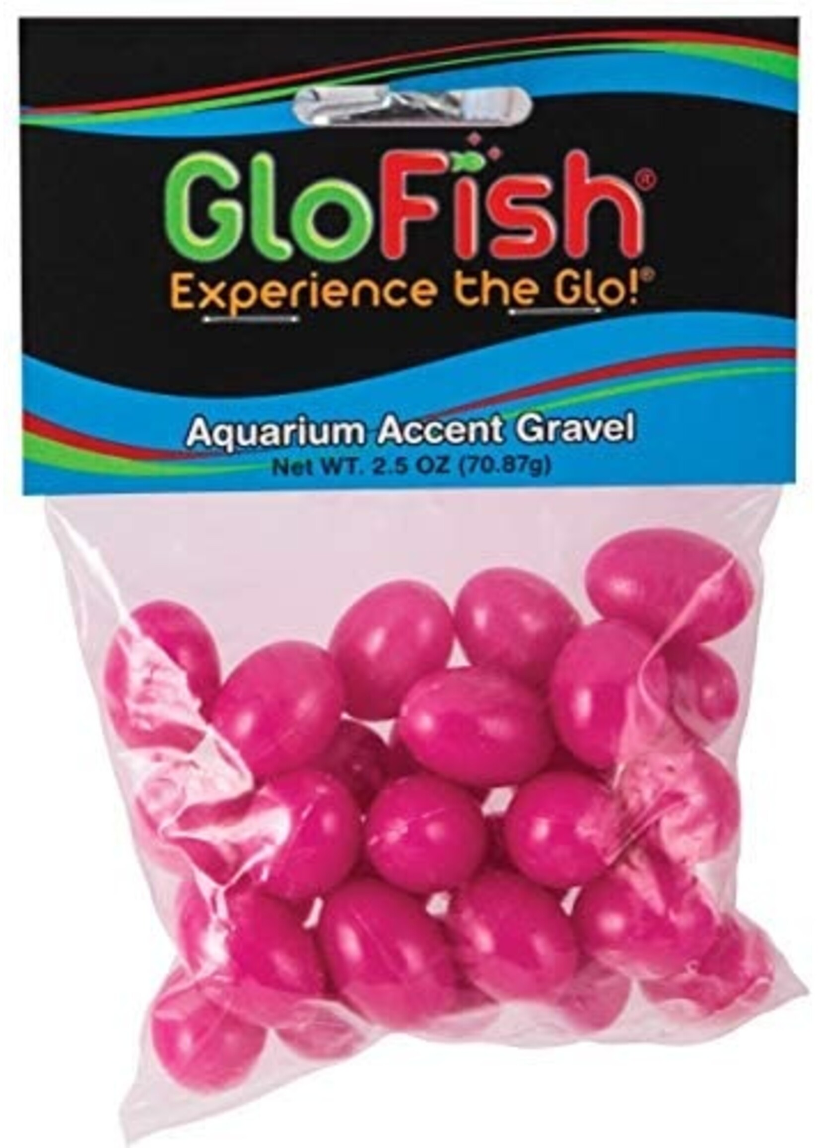 Tetra GloFish Aquarium Accent Gravel Pebbles Pink 2.5oz