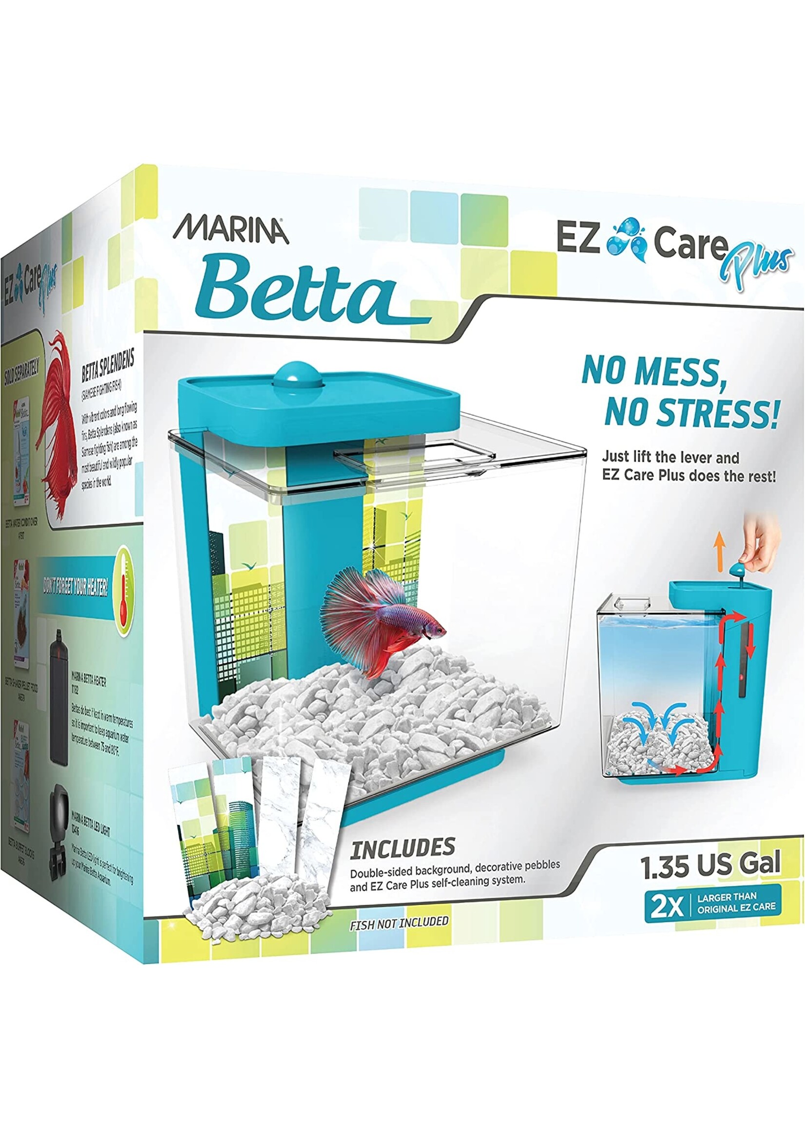 Marina Marina Betta EZ Care Plus Aquarium Kit 1.35 US Gal