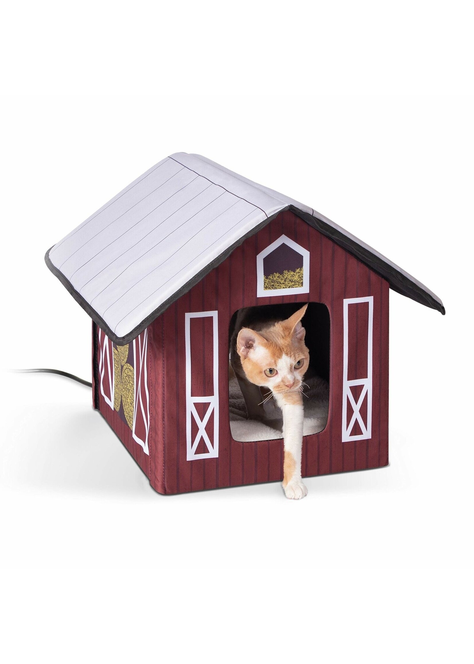 K&H Pet Products K&H Outdoor Heated Kitty House 22 x 19 x 17in