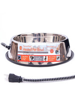 K&H Pet Products K&H Thermal Bowl Stainless Steel 120oz 25watt