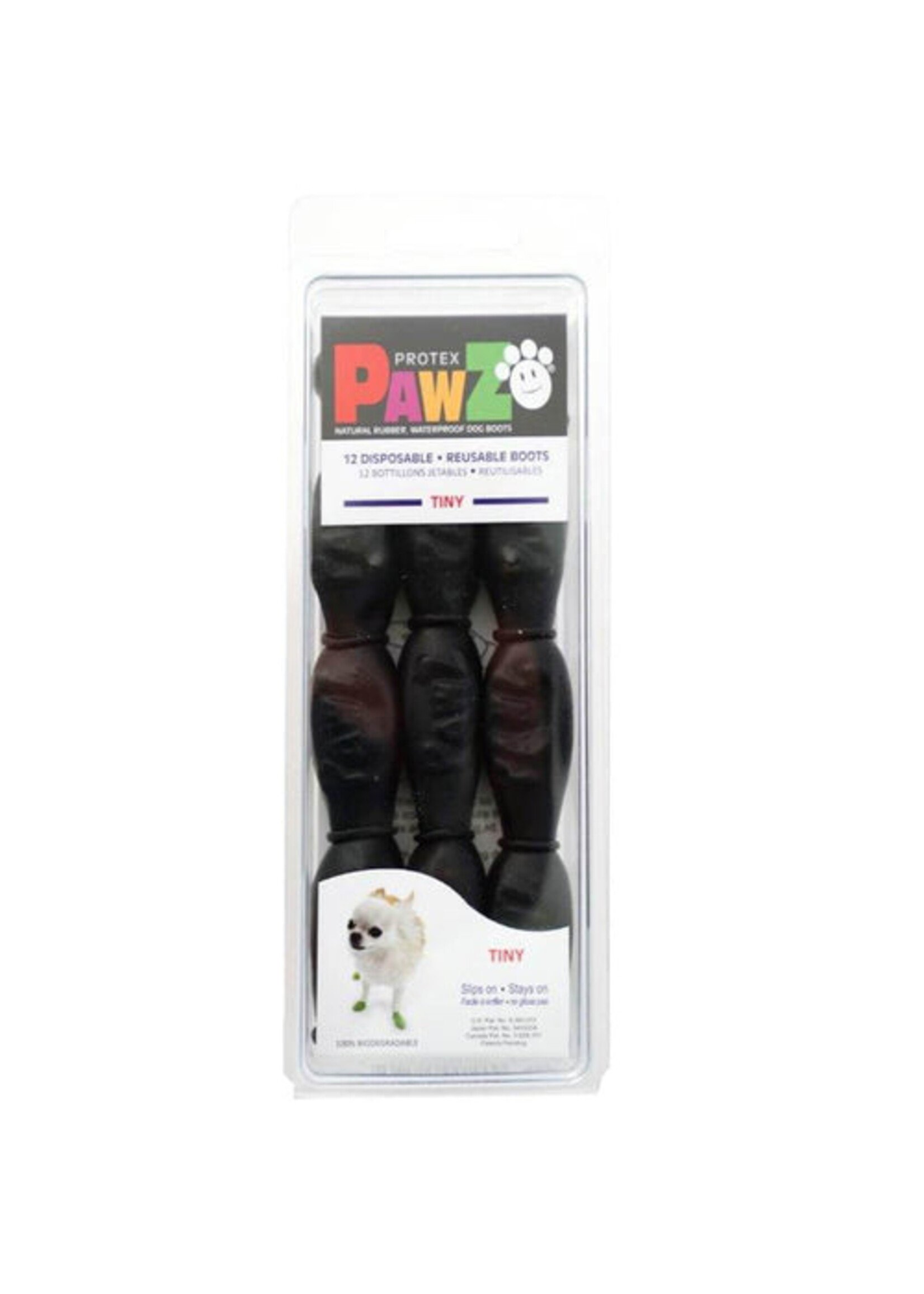 Pawz Pawz Boots 1" Tiny 12pack