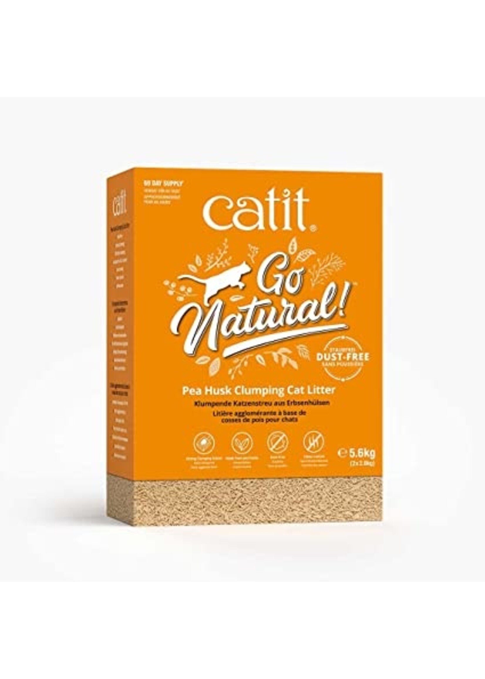 Catit Catit Go Natural! Pea Husk Clumping Cat Litter 14L Box